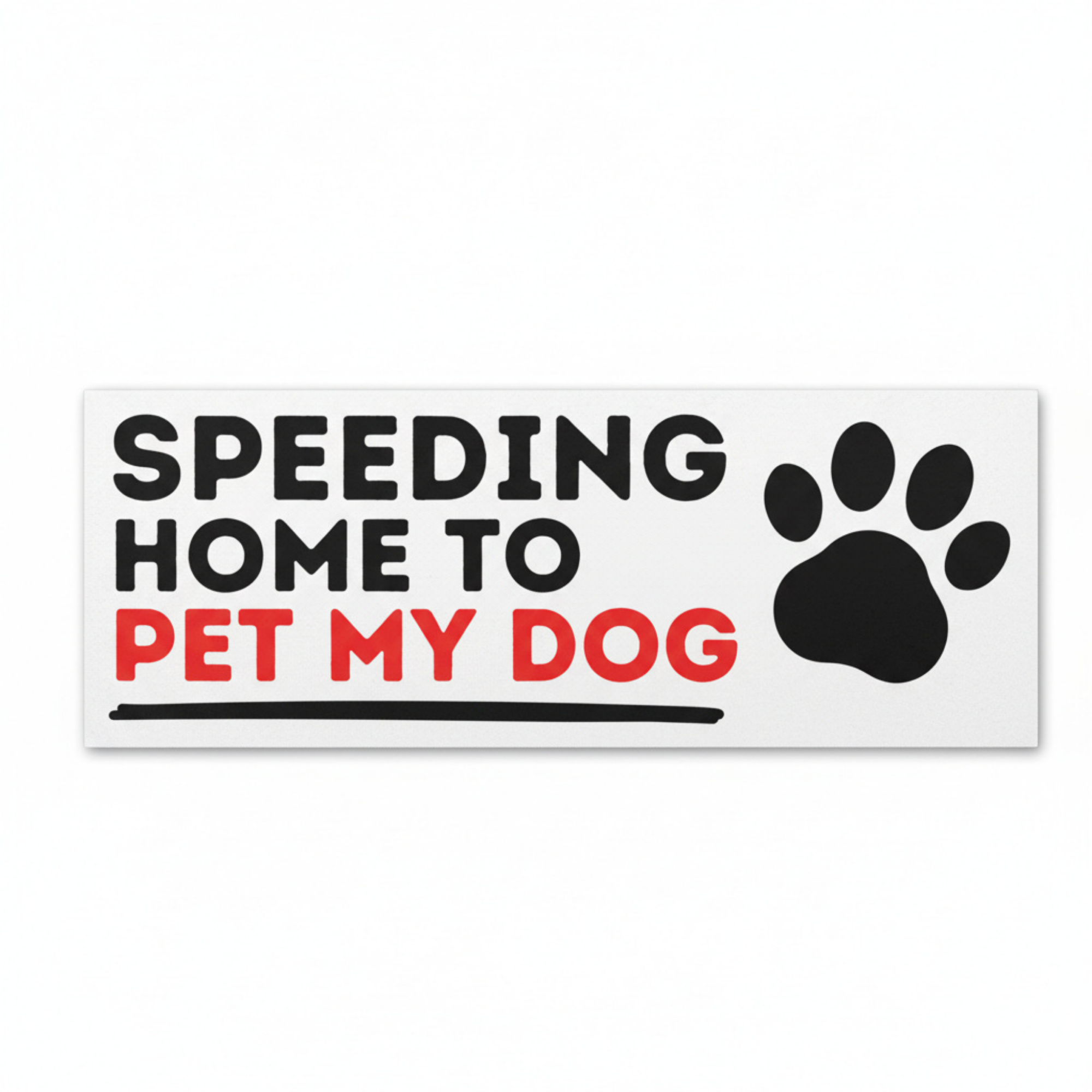 Pet My Dog | Funny Car Magnet