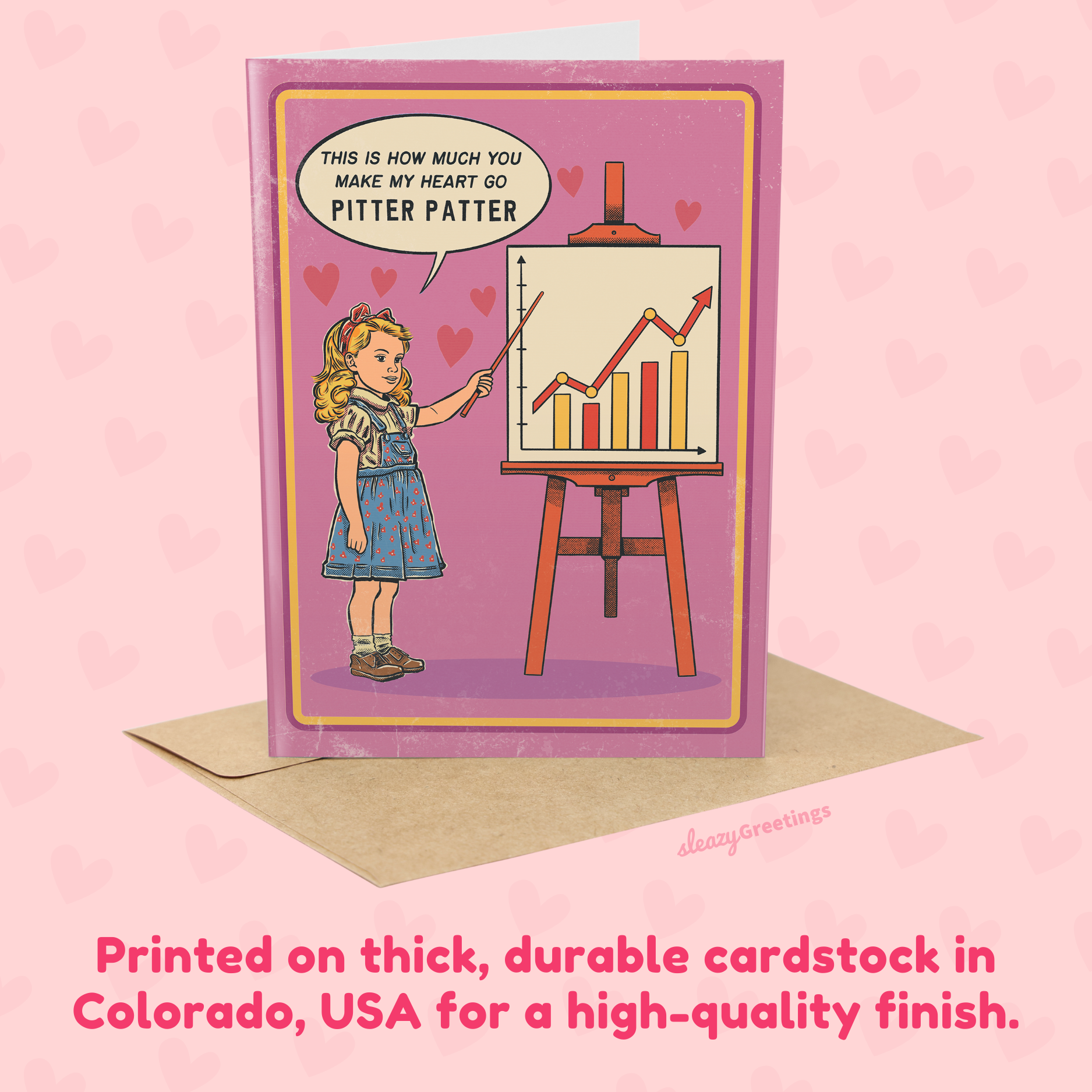 My Heart Go Pitter Patter - 70's Vintage Valentine's