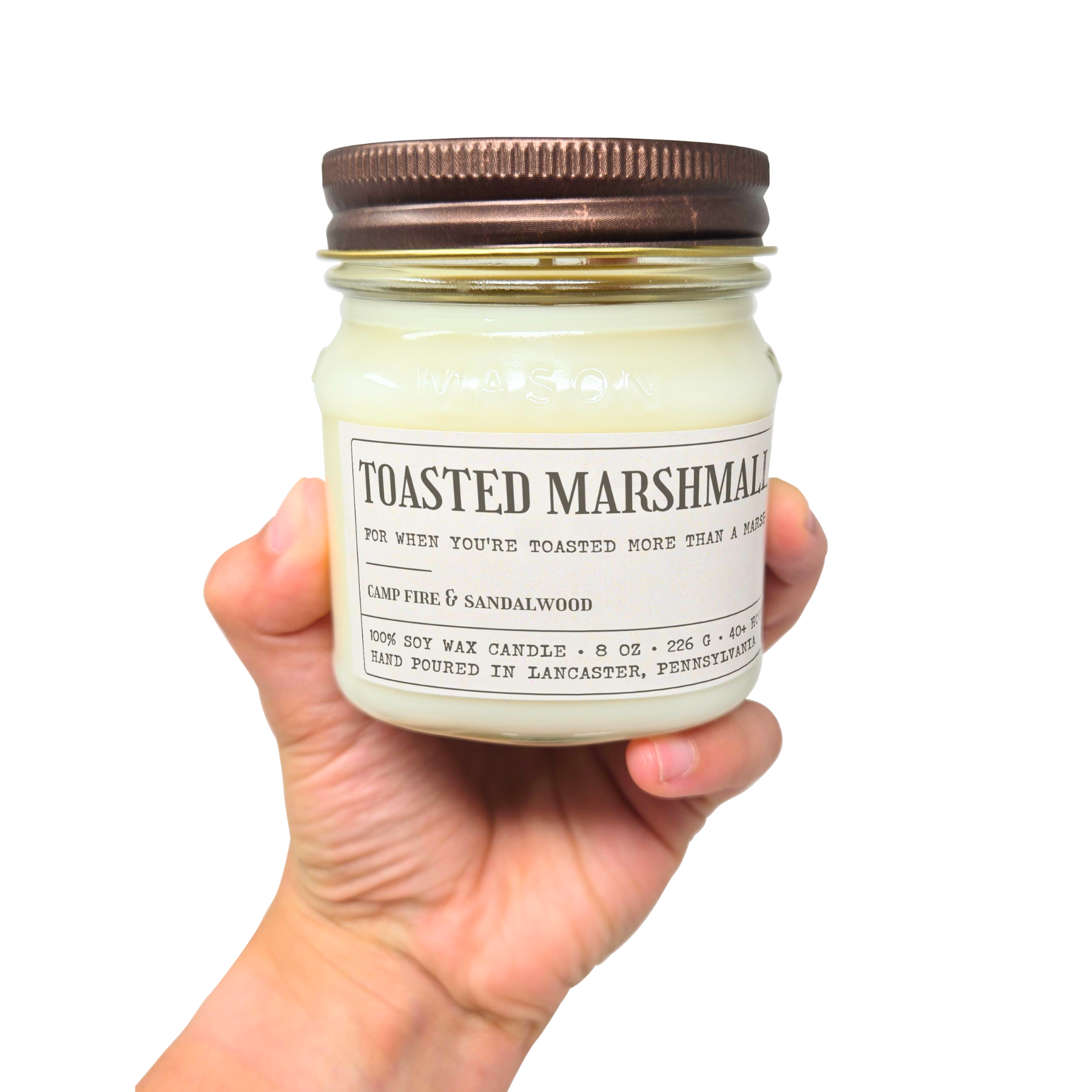 Toasted Marshmallow - Funny Candle 8oz Soy Wax