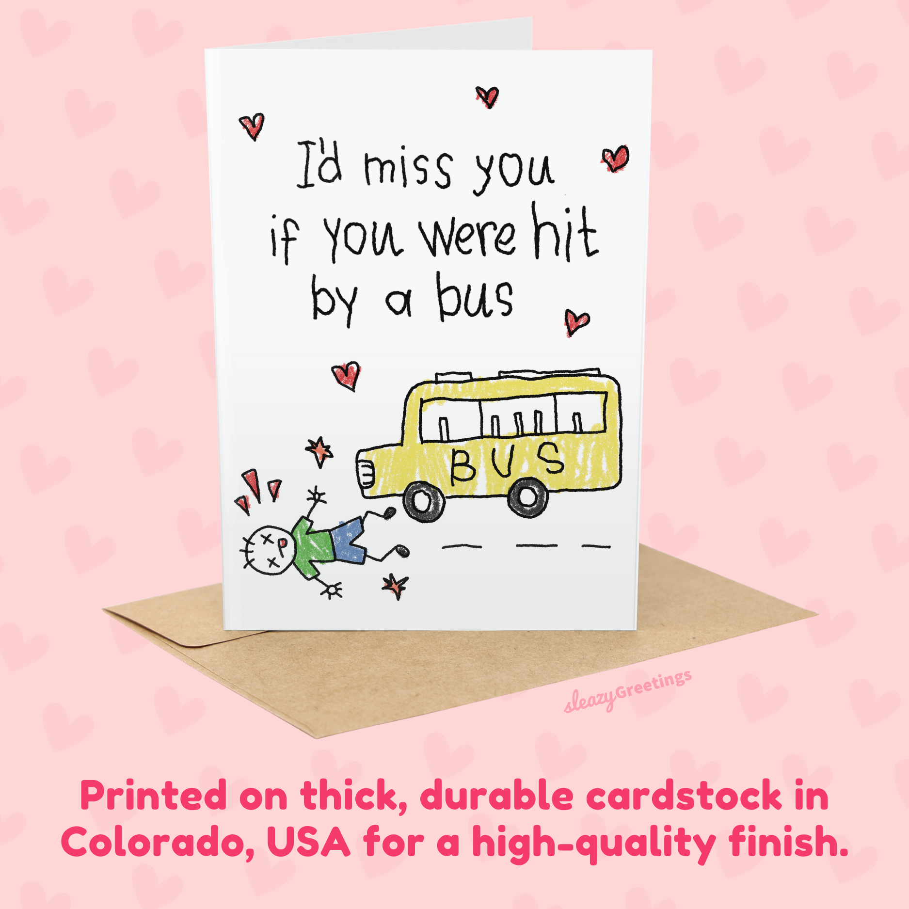 I'd Miss You Boy Version | Funny Valentine's Day Card