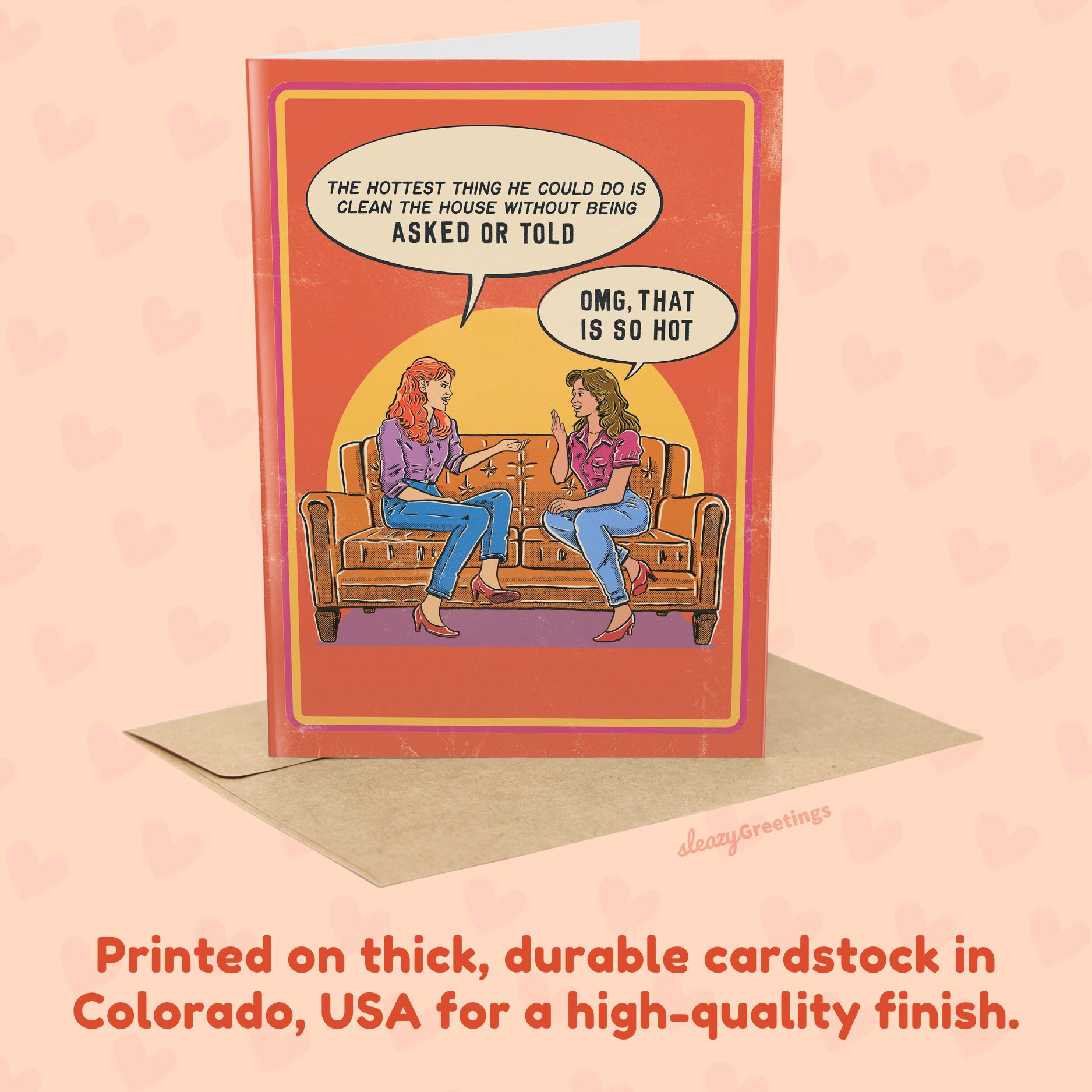 Vintage The Hottest Thing He Could Do - 70's Vintage Valentine's