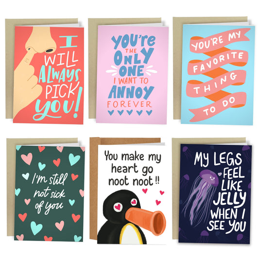 6 Cards to Make That Special Person Smile - Sleazy Greetings - greetingcard