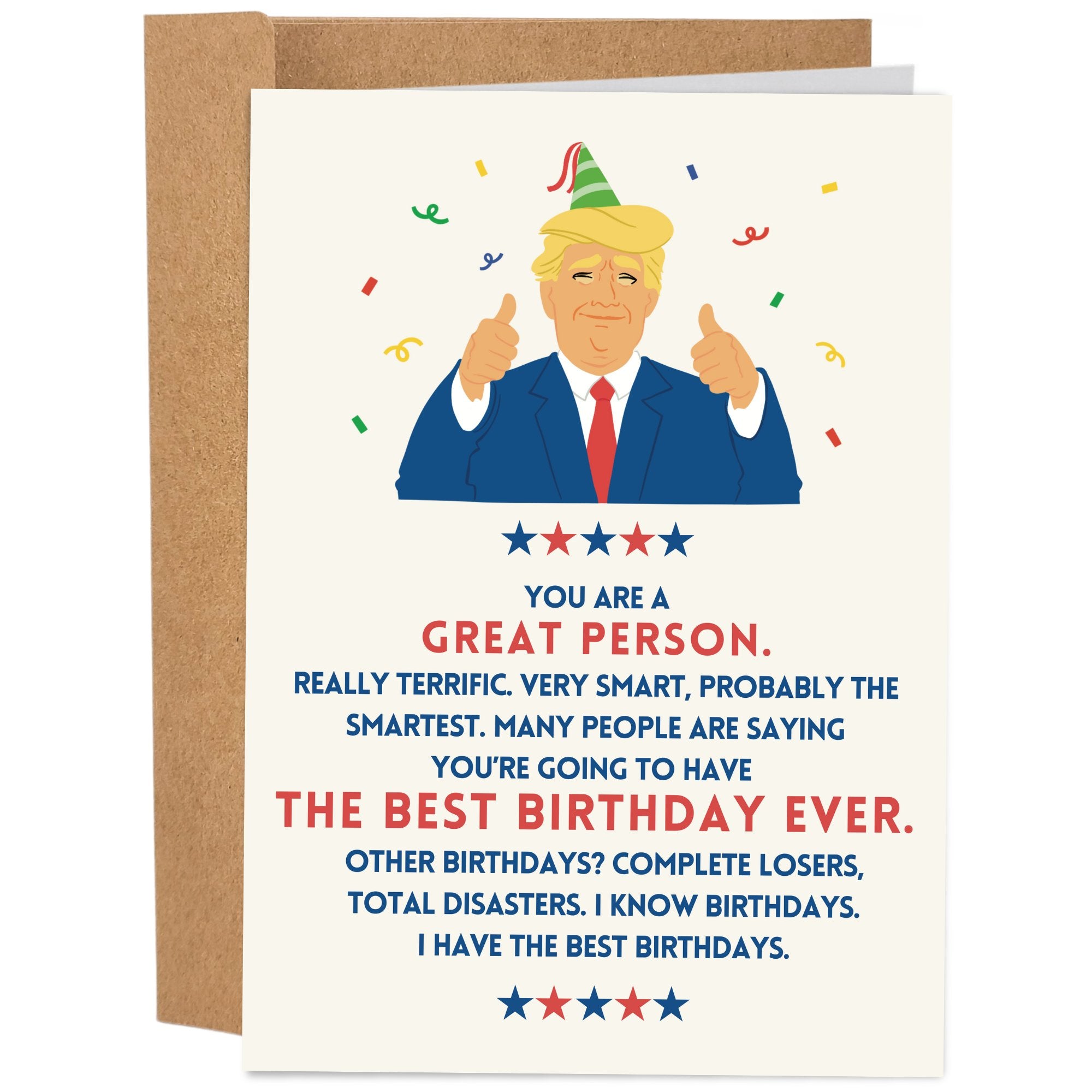 6 Donald Trump Cards - 1 Full Year of Trump Bundle Set | Funny Greeting Cards