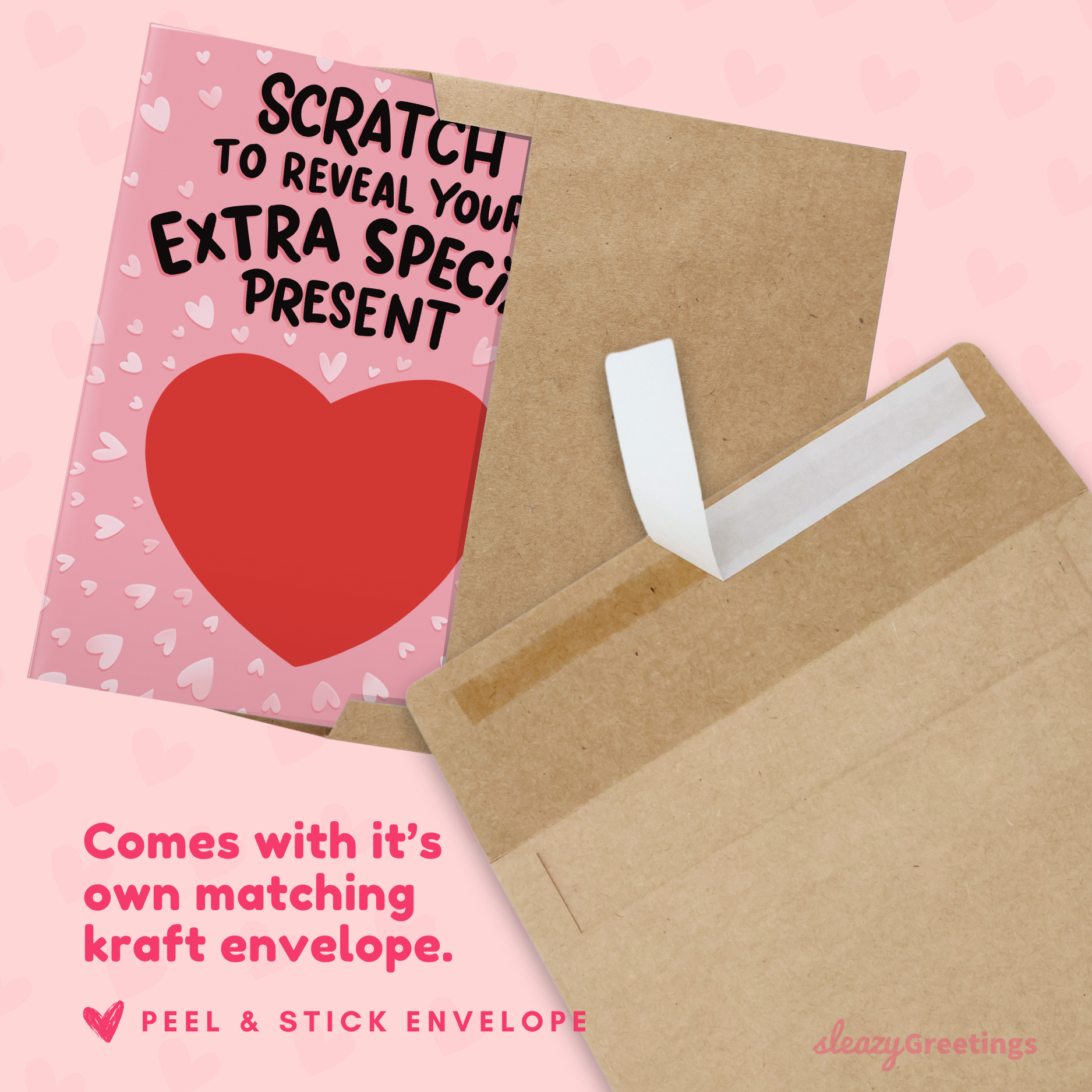 Scratch Off Extra Special Present Valentine's | Funny Scratch Off Valentine's Day Card