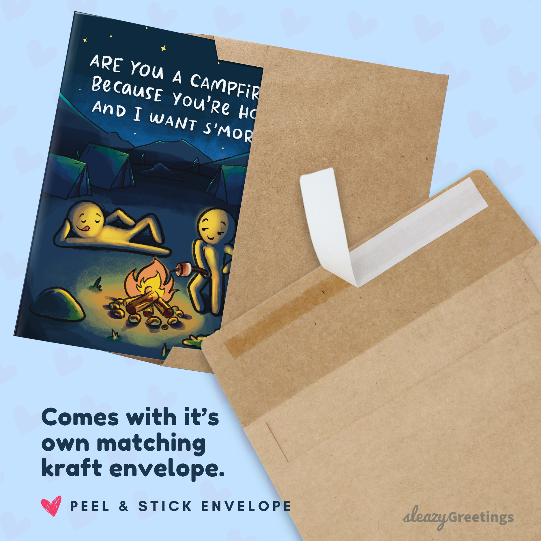 Are You A Campfire? | Naughty Valentine's Day Card