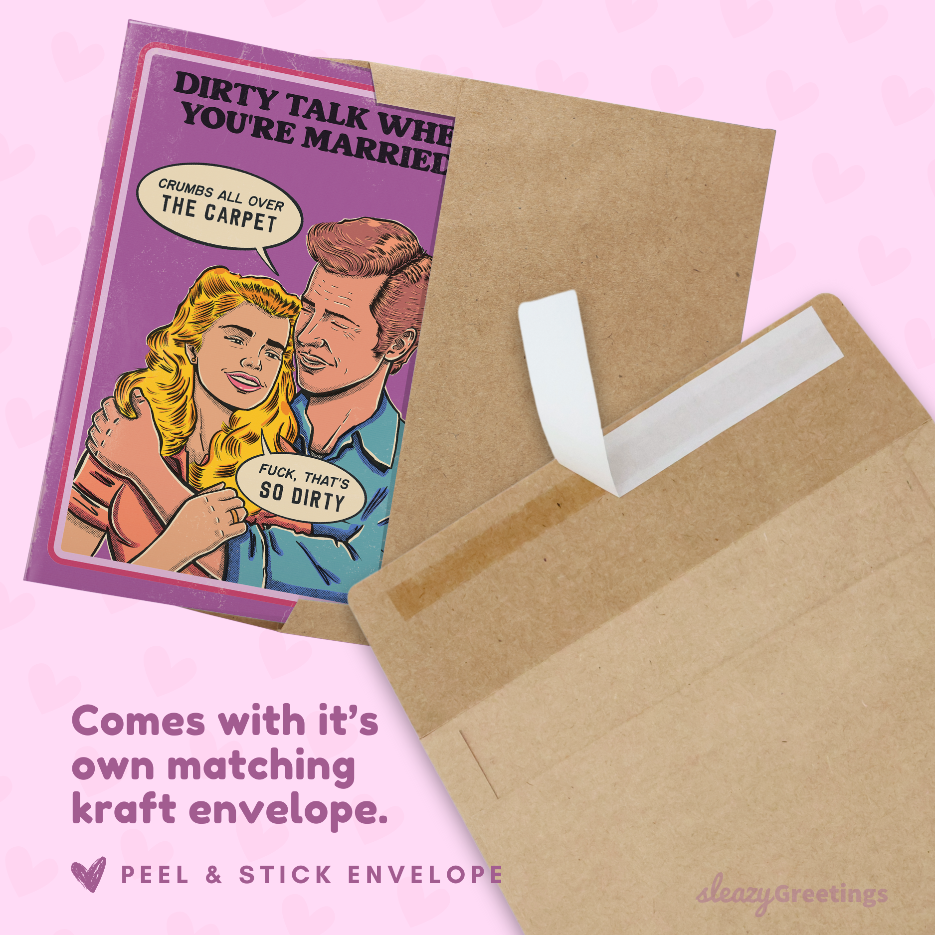Vintage Talk Dirty When You're Married - 70's Vintage Valentine's
