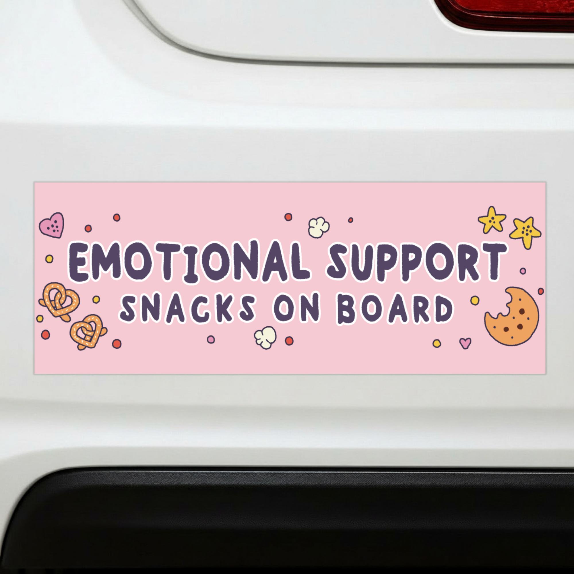 Snack On Board | Funny Car Magnet