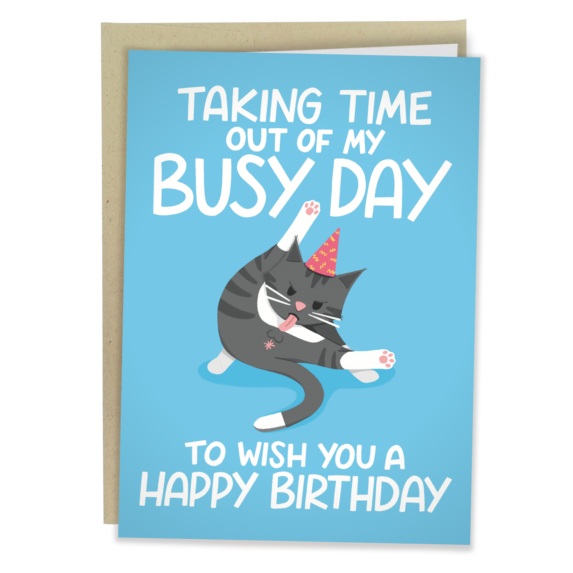 Purr-fect Party Pack. 9 Cat Themed Birthday Cards