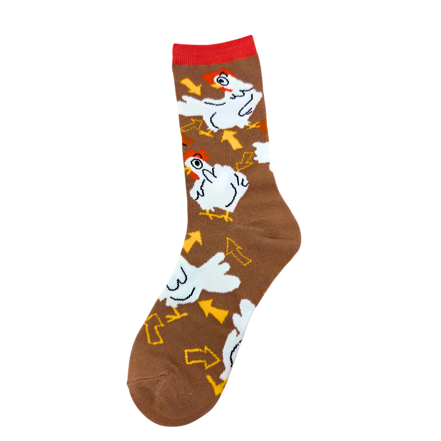 Guess What Chicken Butt Socks - Women's Funny Crew Socks