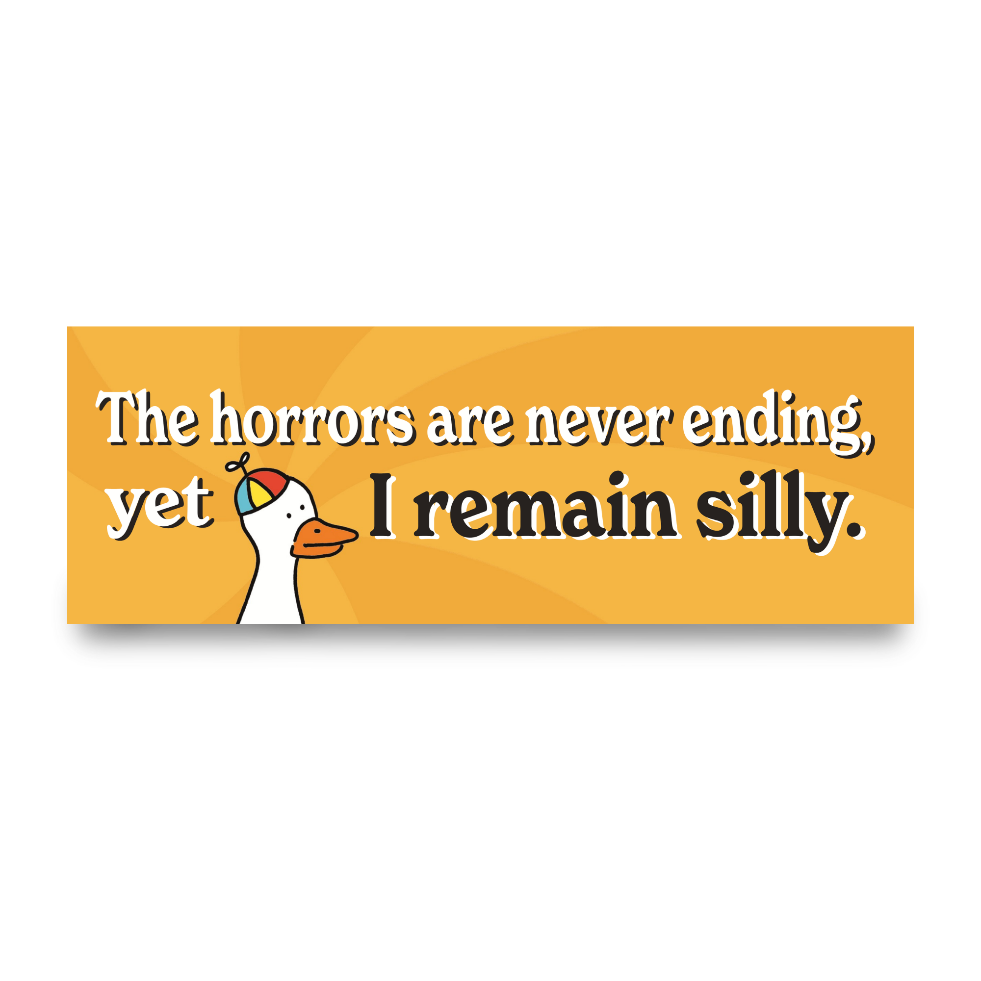 I Remain Silly | Funny Car Magnet