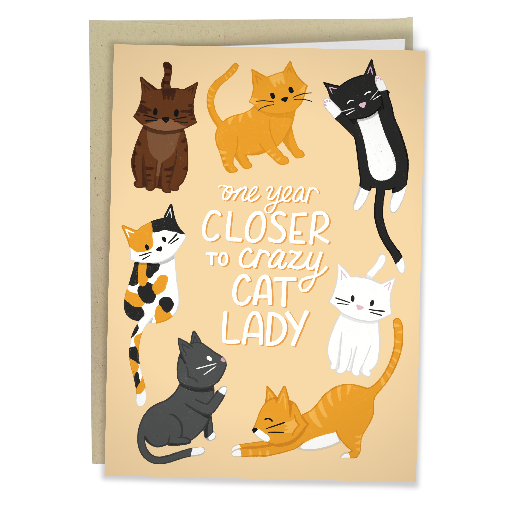 Purr-fect Party Pack. 9 Cat Themed Birthday Cards