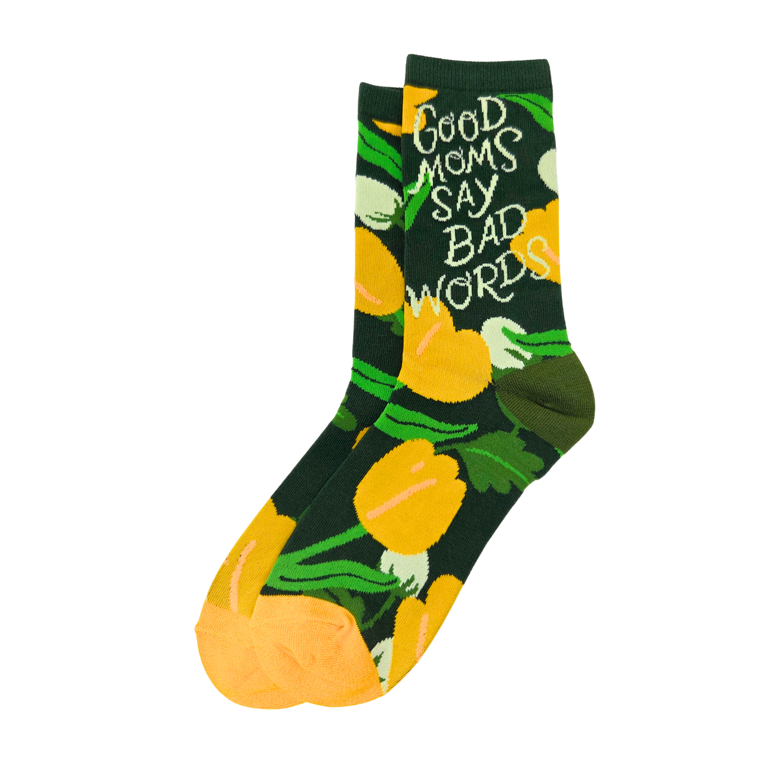 Good Moms Say Bad Words - Women's Funny Crew Socks