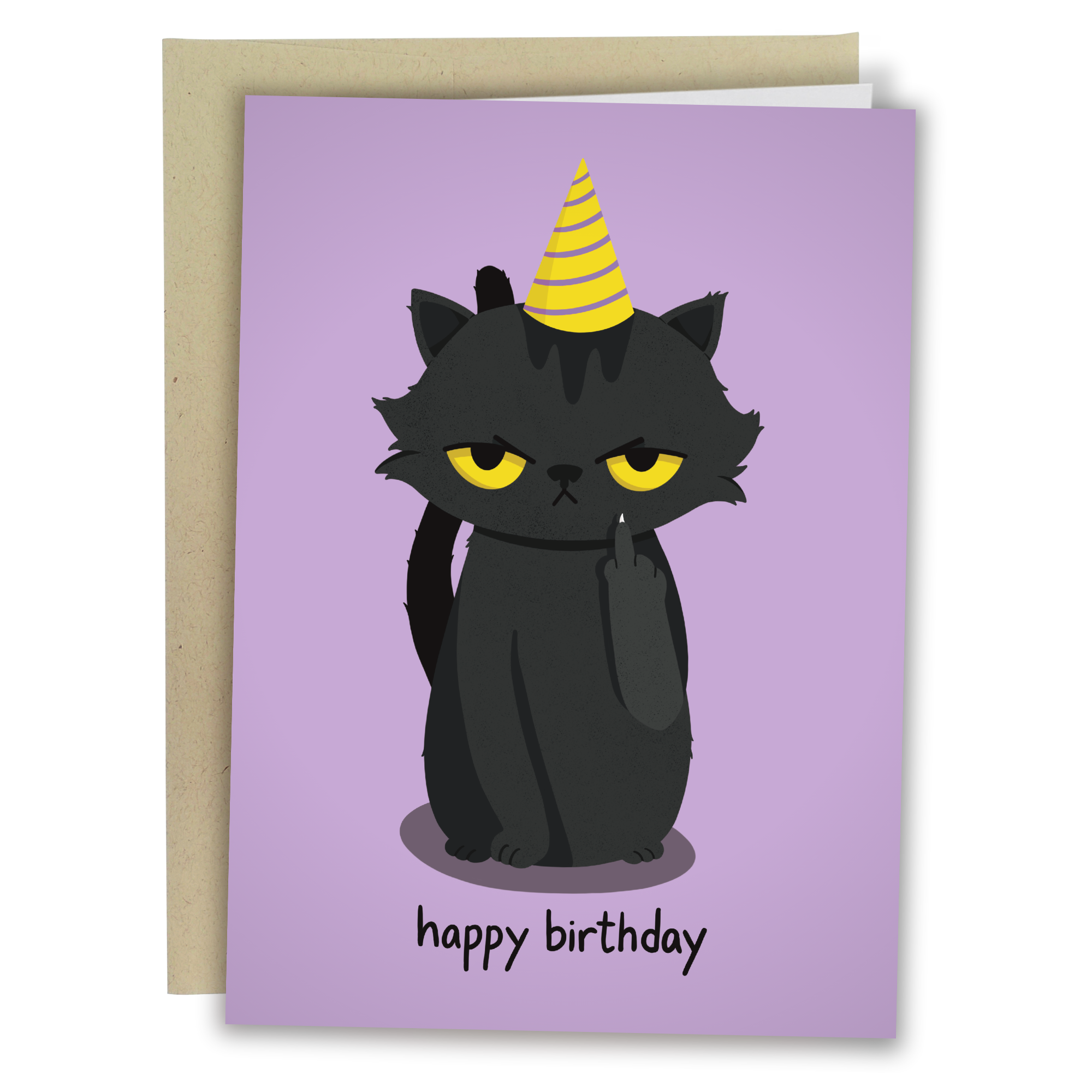Purr-fect Party Pack. 9 Cat Themed Birthday Cards