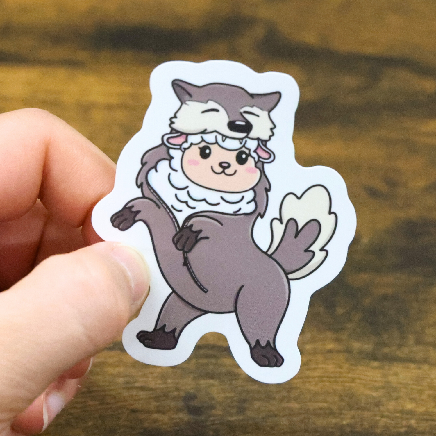 Sheep In Wolfs Skin Funny Vinyl Sticker