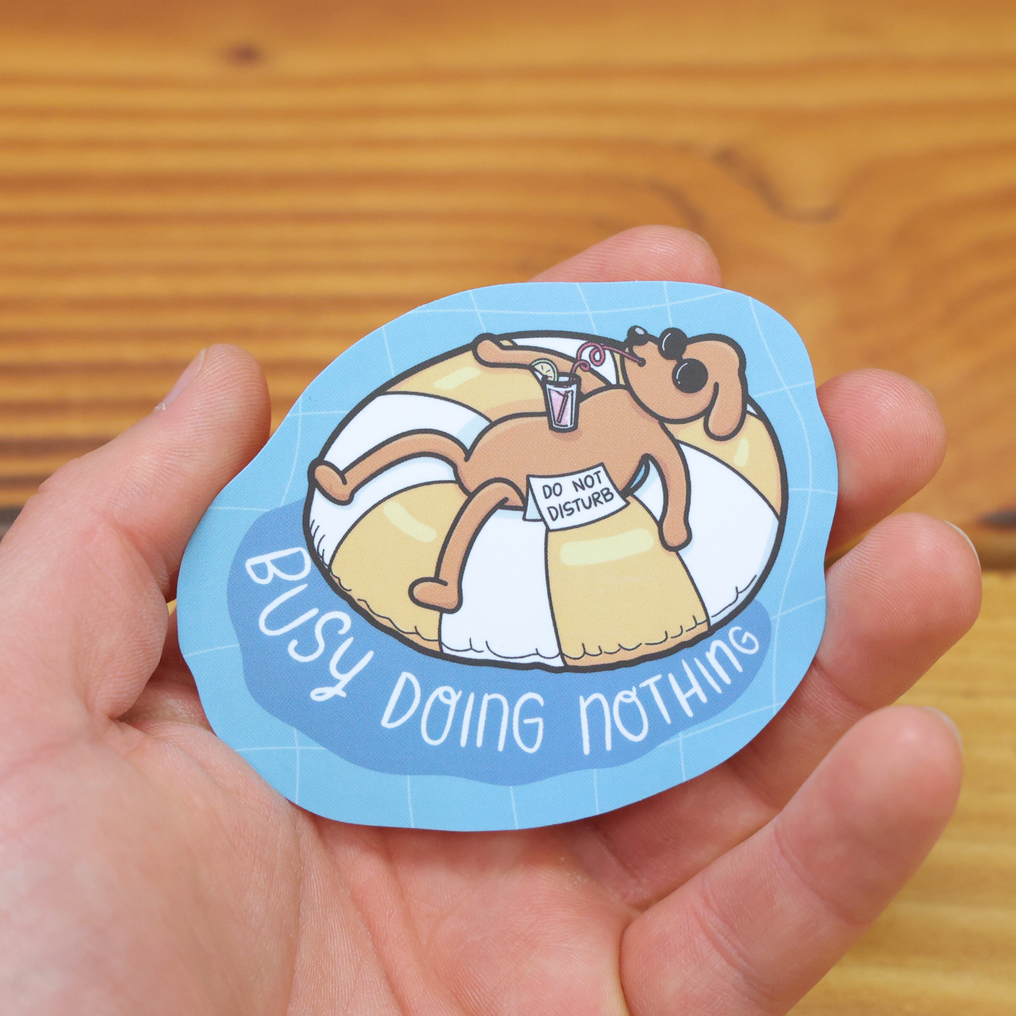 Busy Doing Nothing Sticker