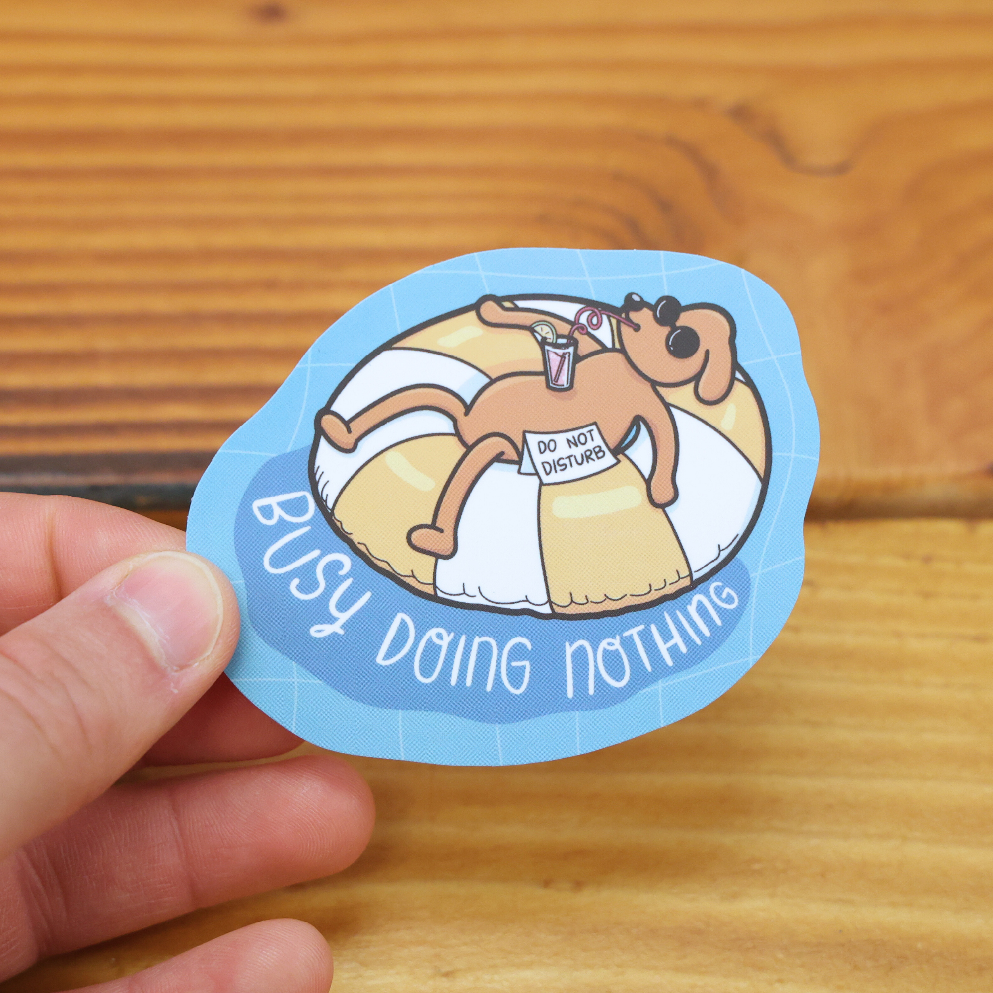 Busy Doing Nothing Sticker