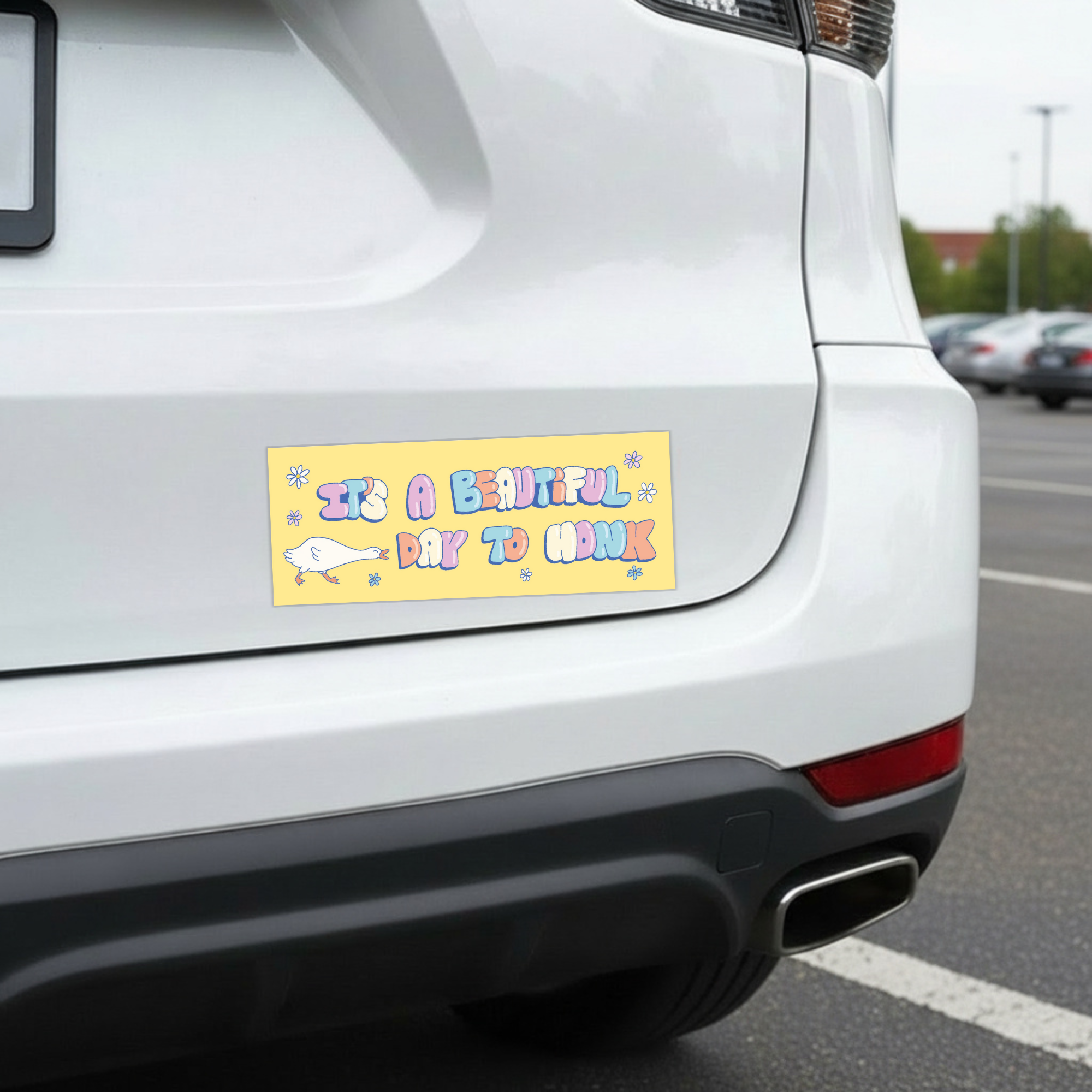 It's A Beautiful Day To Honk | Funny Car Magnet