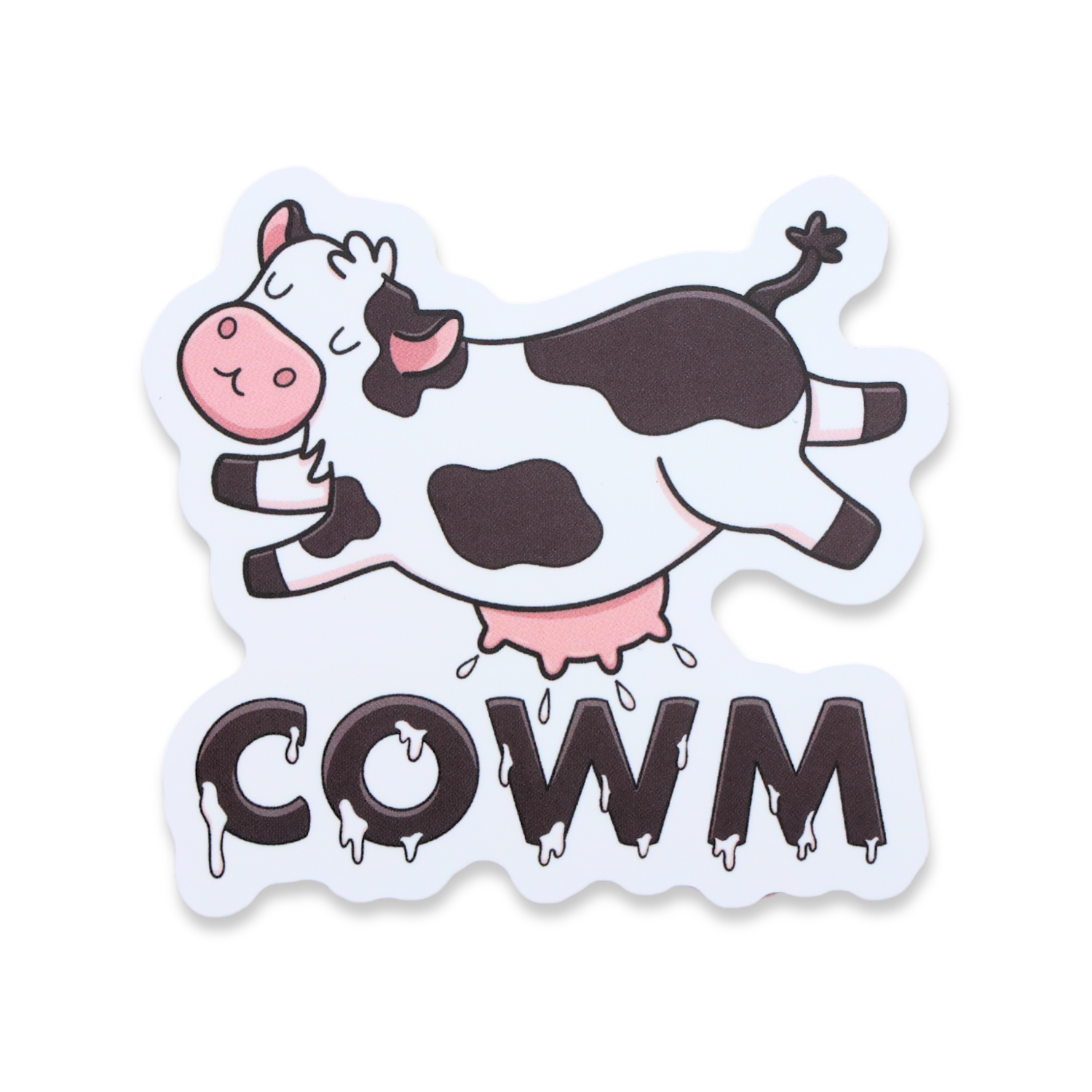 Cowm Sticker