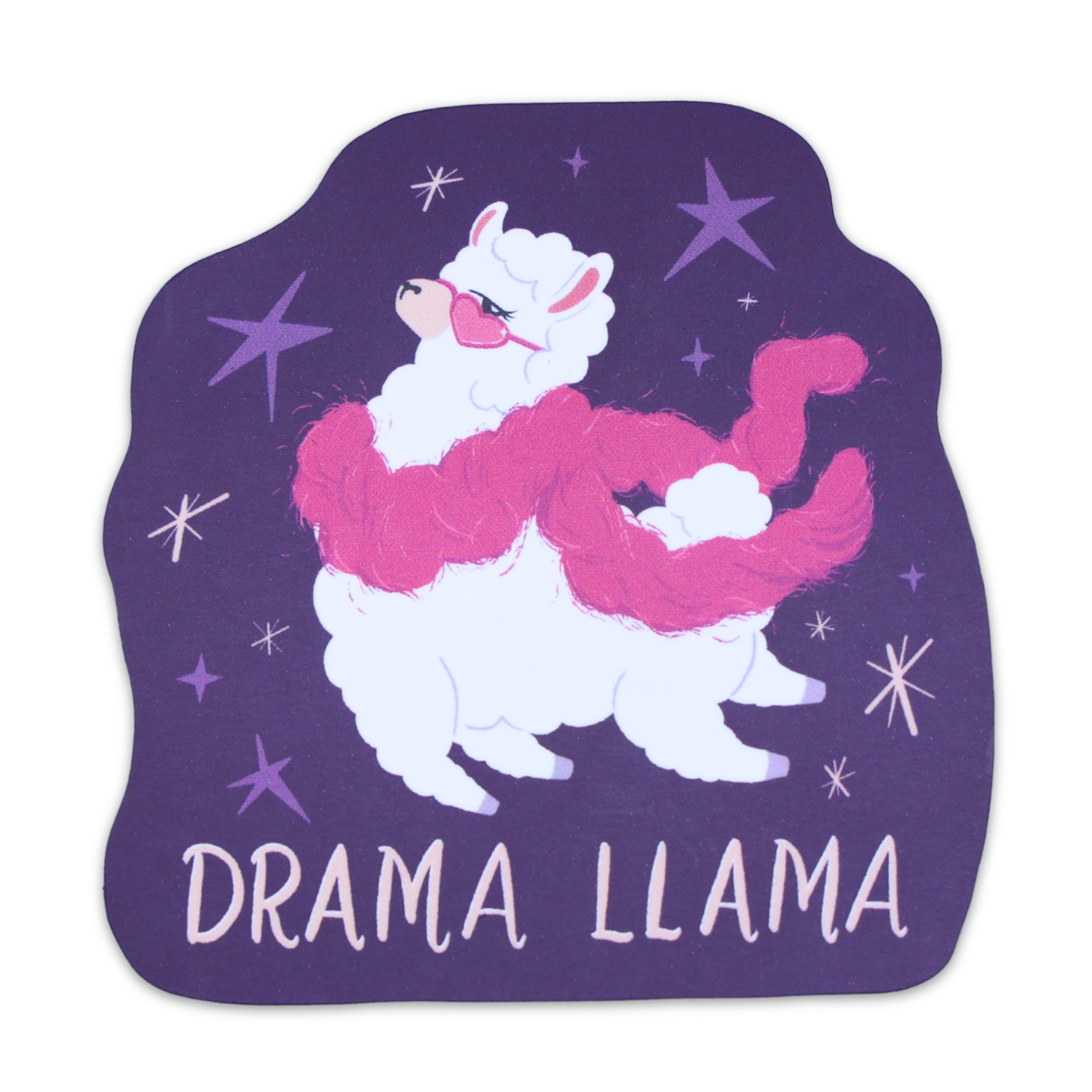 Drama Llama Funny Vinyl Sticker