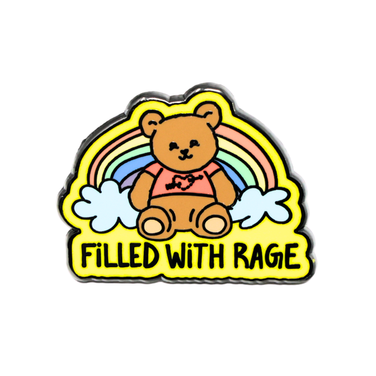 Filled With Rage | Funny Enamel Pin