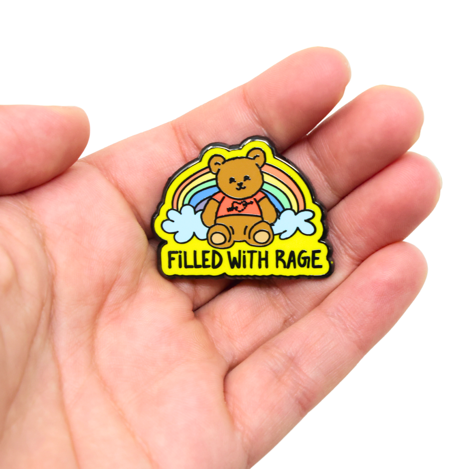 Filled With Rage | Funny Enamel Pin