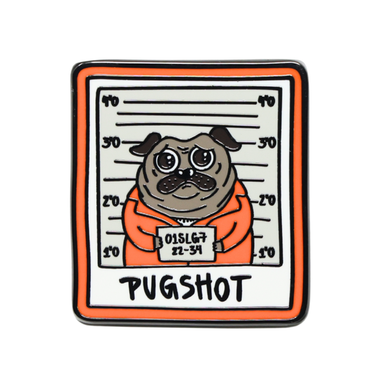 Pugshot | Funny Enamel Pin