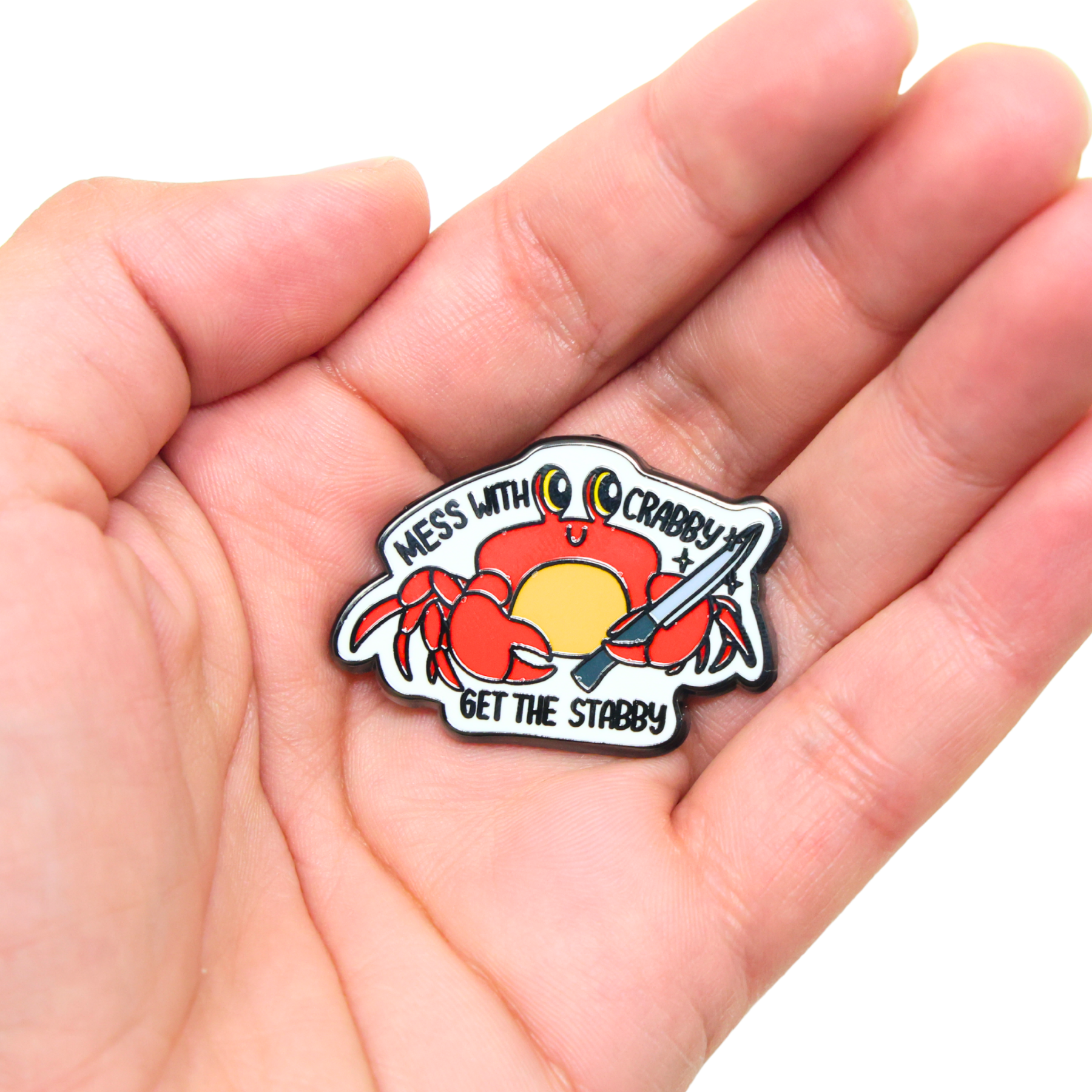 Get The Stabby | Funny Enamel Pin