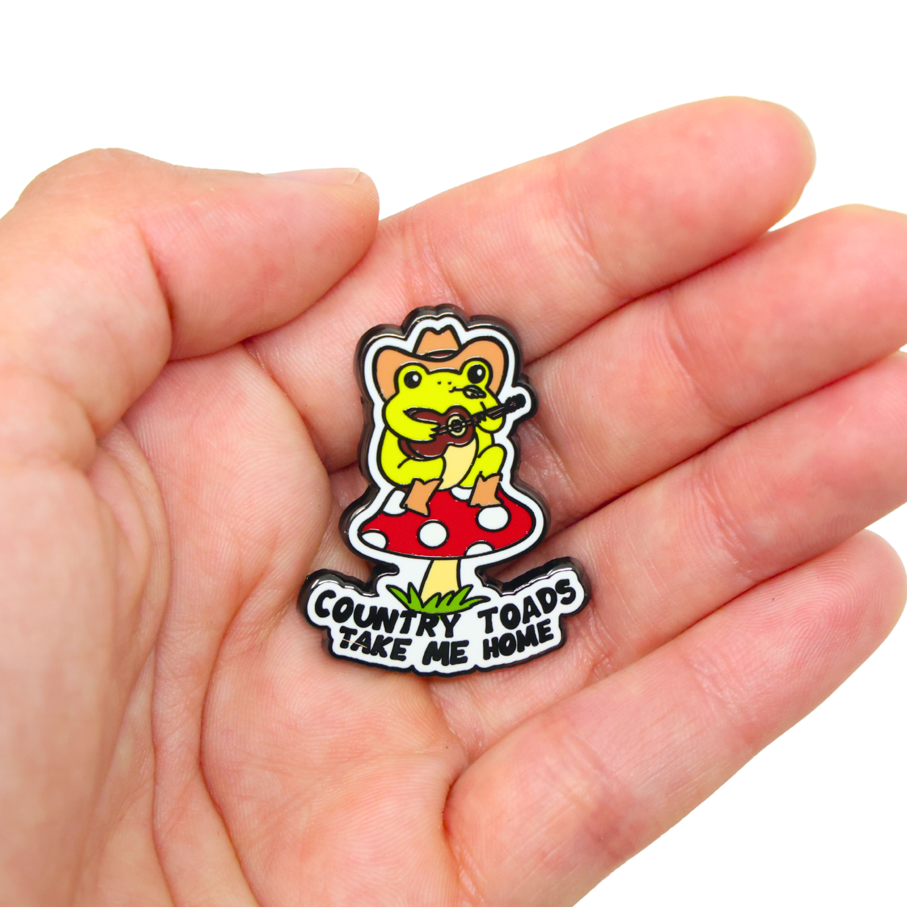 Country Toads | Funny Enamel Pin
