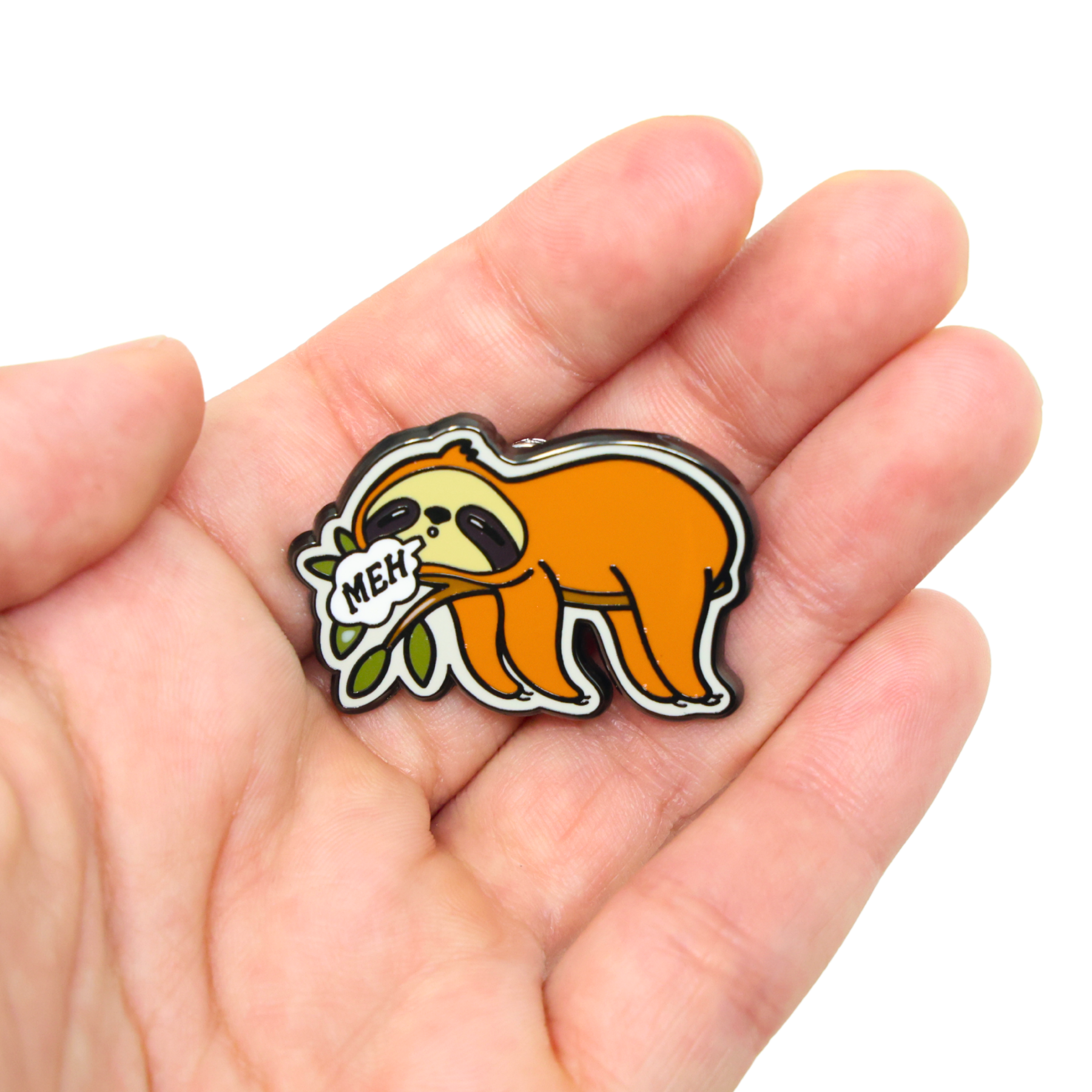 Meh | Funny Enamel Pin