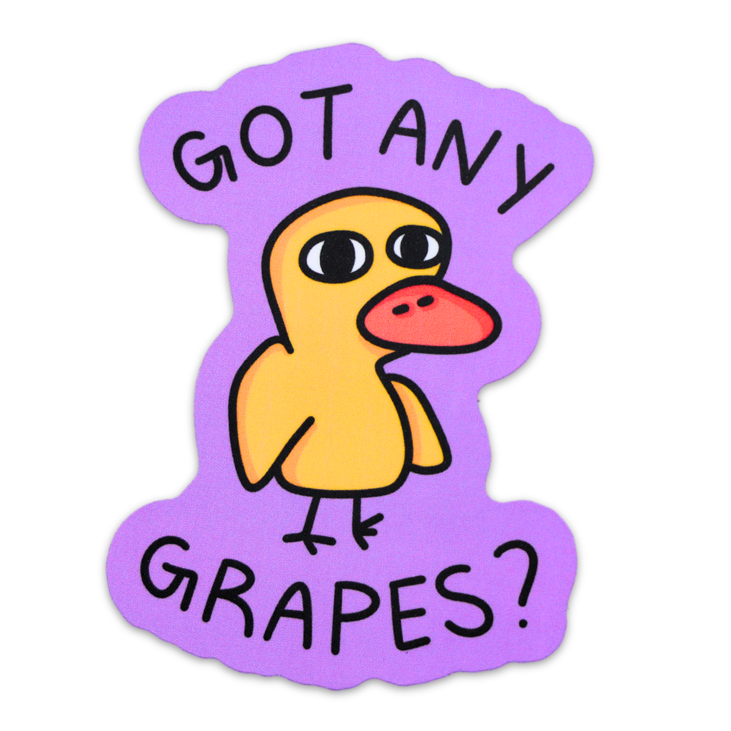 Got Any Grapes Funny Vinyl Sticker