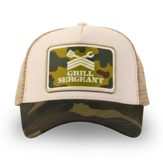 Grill Sergeant Dad Hat | Funny Trucker Hat