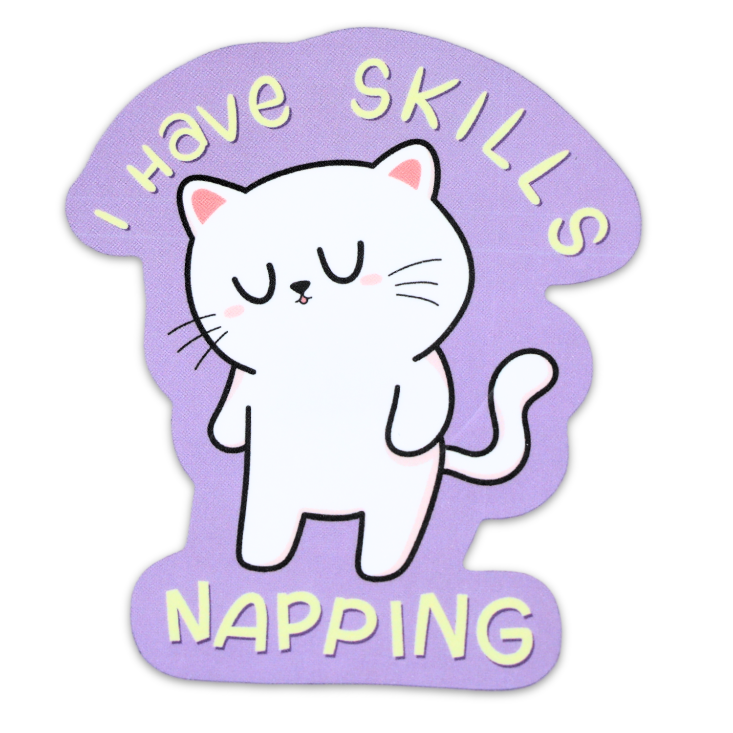 I Have Skills Napping Funny Vinyl Sticker