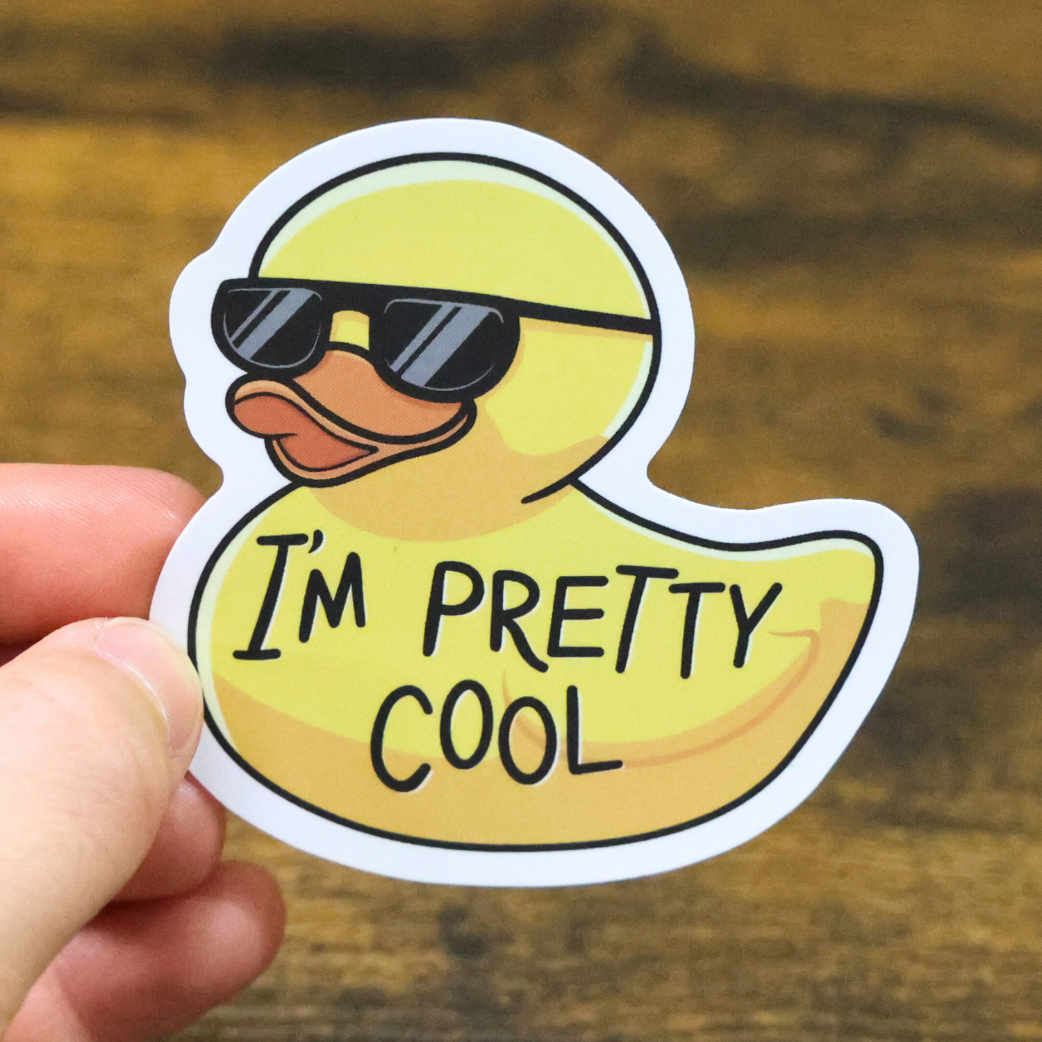 Pretty Fun Sticker I'm Pretty Cool Funny Vinyl Sticker – Sleazy Greetings