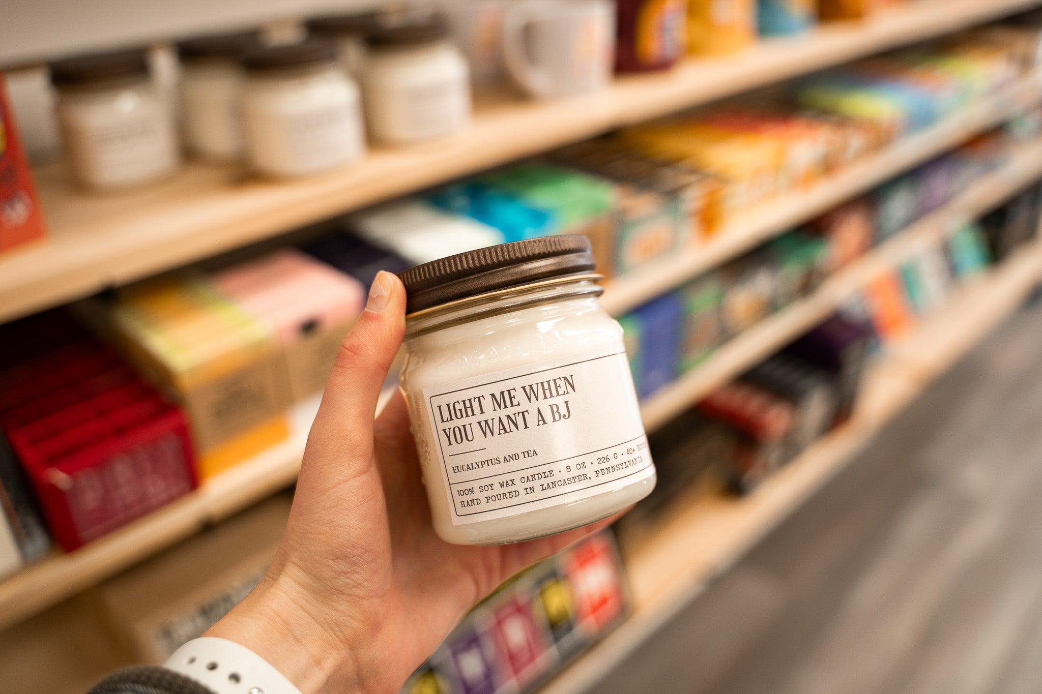 Light Me When You Want A BJ - Funny Candle 8oz Soy Wax