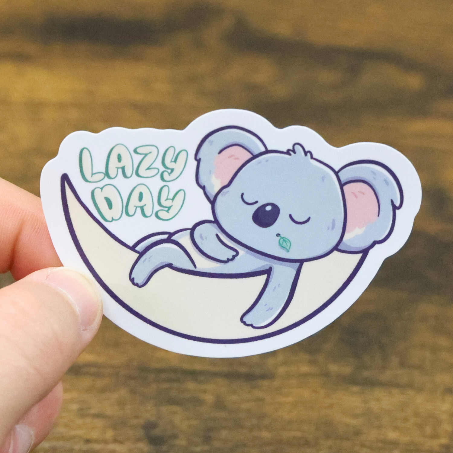 Lazy Day Funny Vinyl Sticker