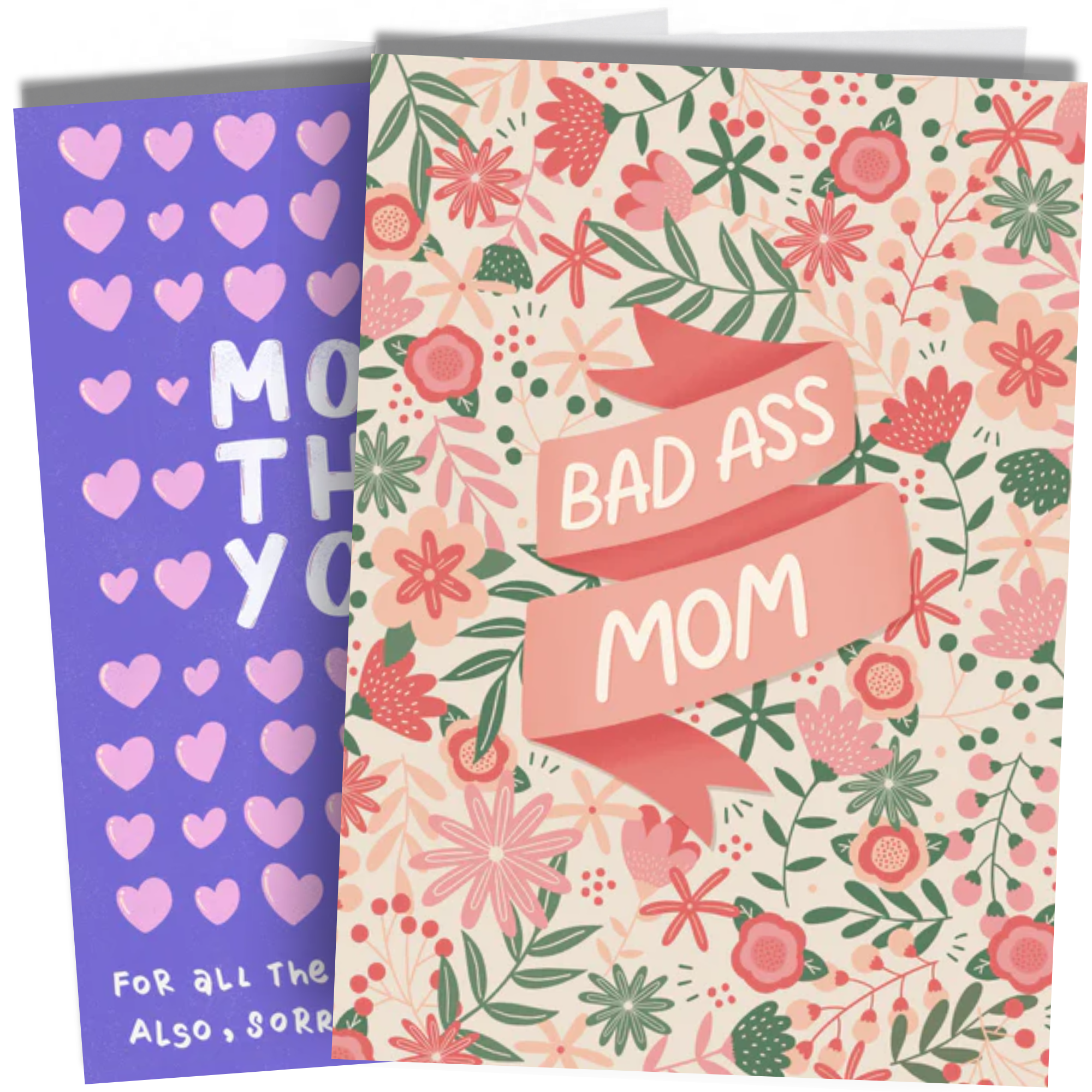 Group of 6 funny stickers