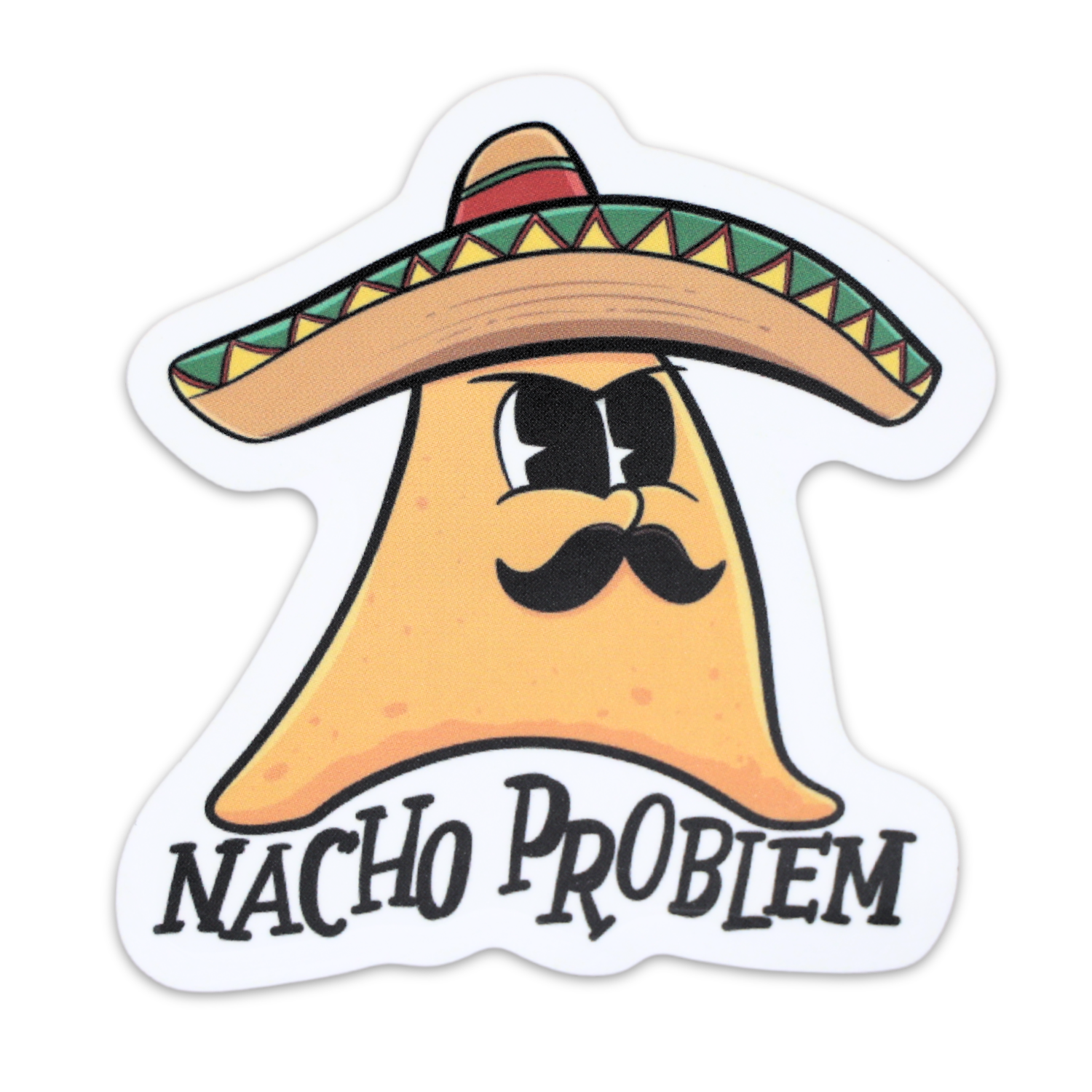 Nacho Problem Funny Vinyl Sticker
