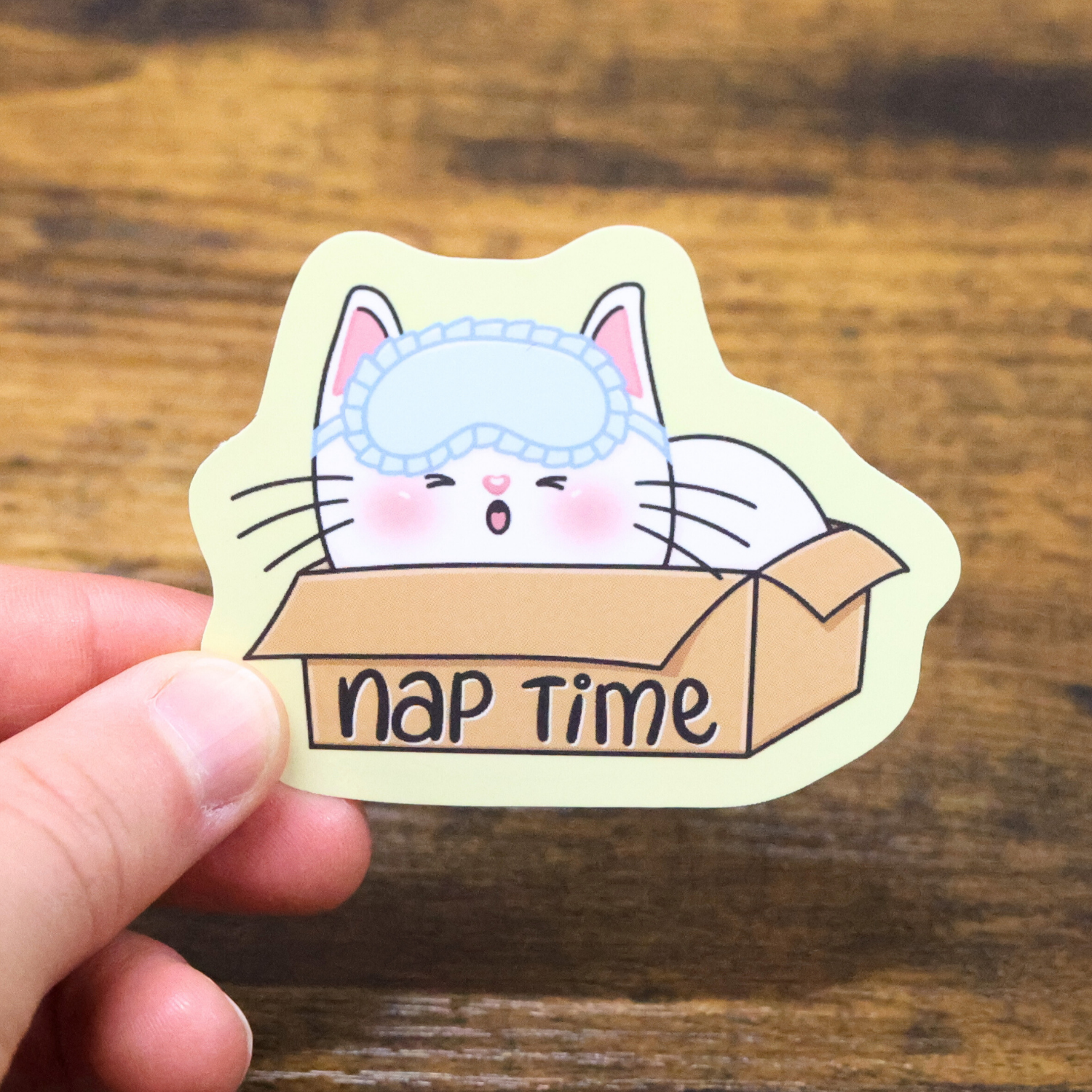 Nap Time Funny Vinyl Sticker