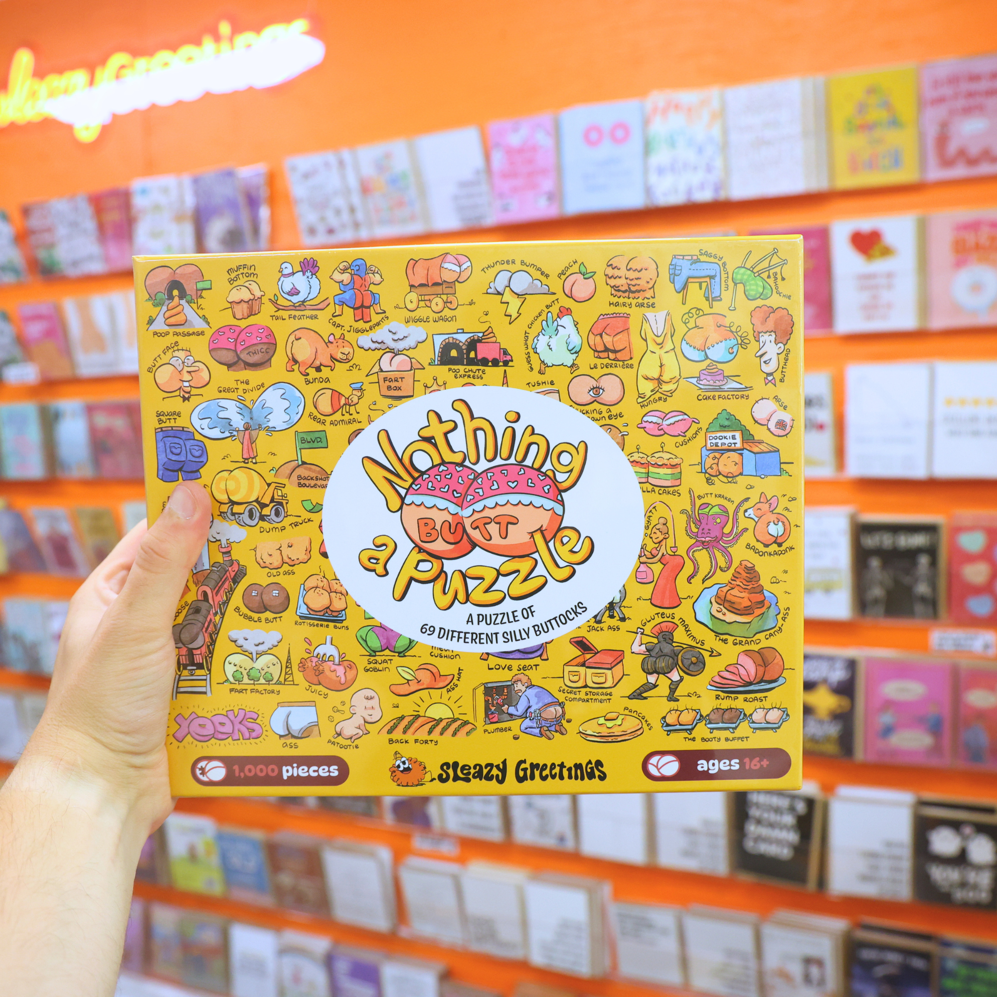 Nothing Butt A Puzzle - 1000 Piece Butt Themed Jigsaw Puzzle