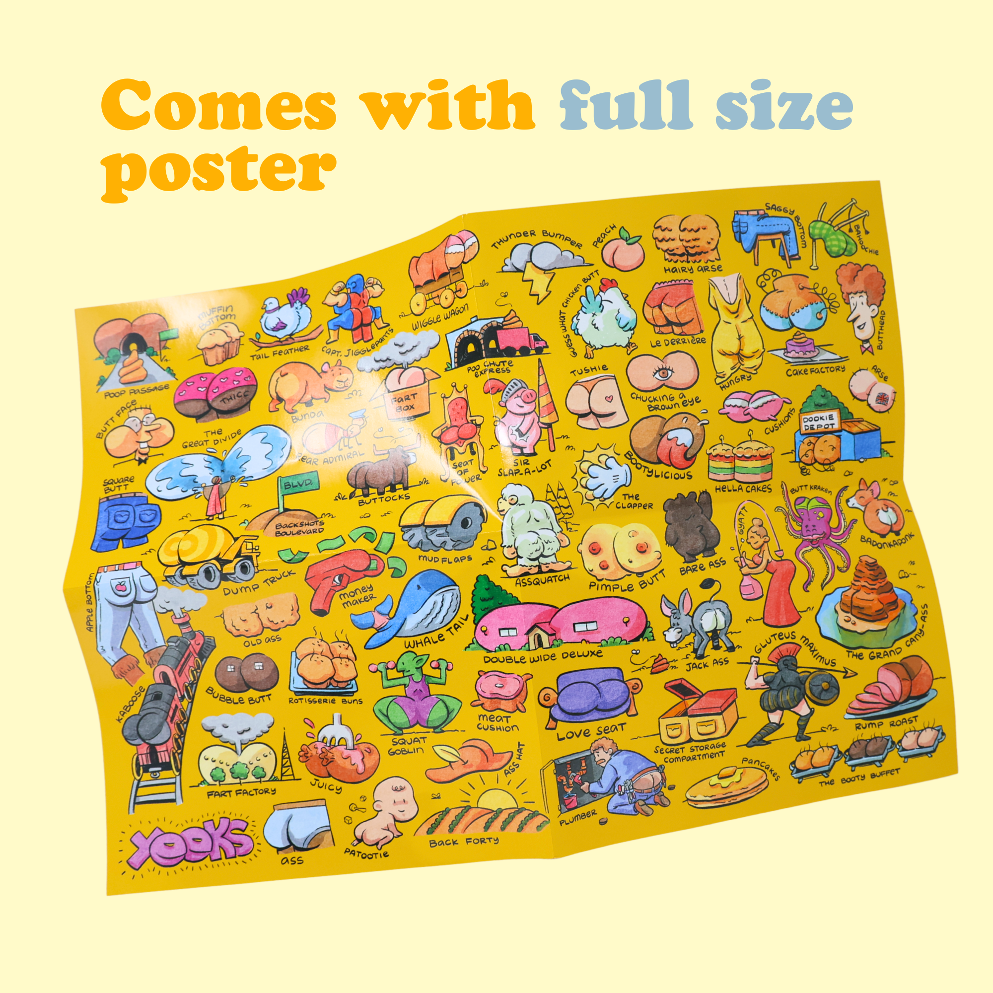 Nothing Butt A Puzzle - 1000 Piece Butt Themed Jigsaw Puzzle