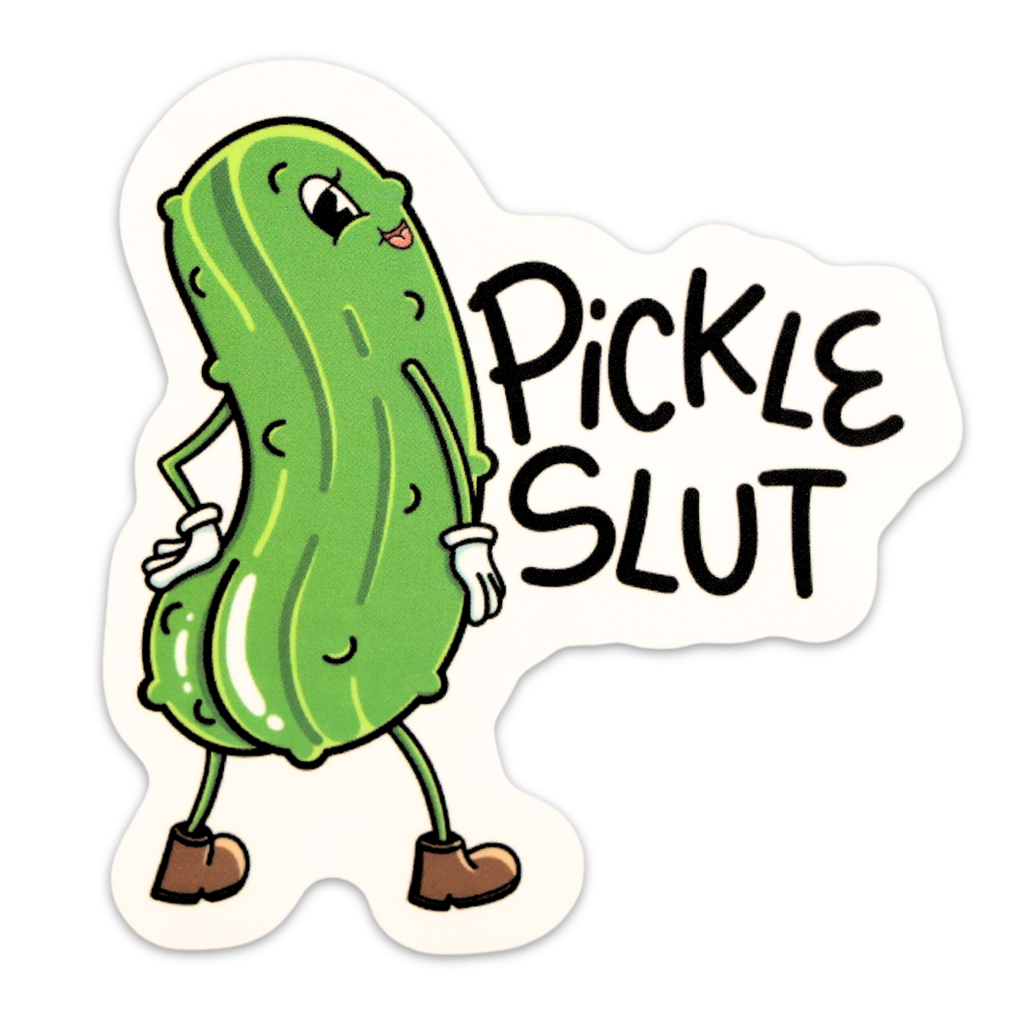 Pickle Slut Funny Vinyl Sticker