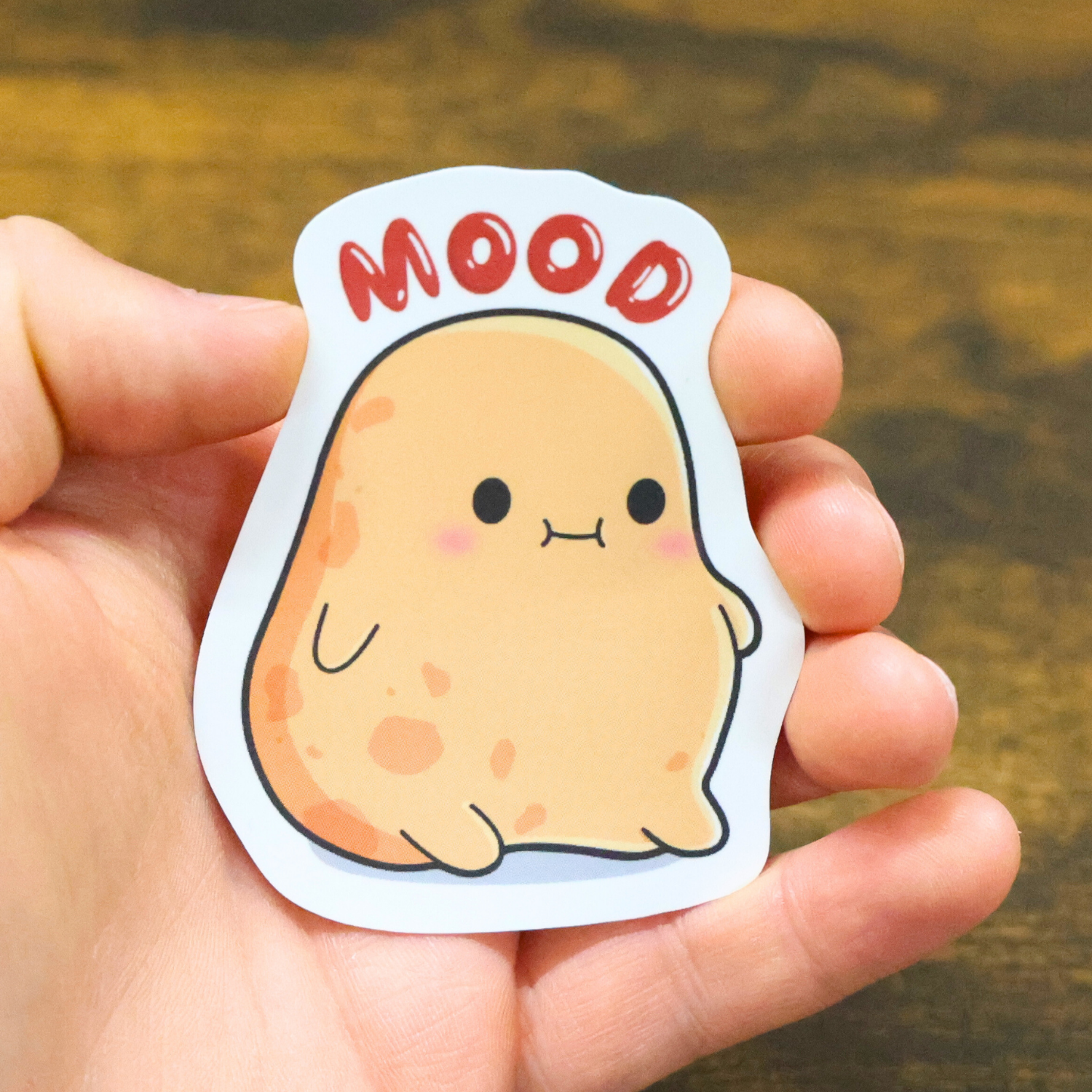 Mood Potato Funny Vinyl Sticker