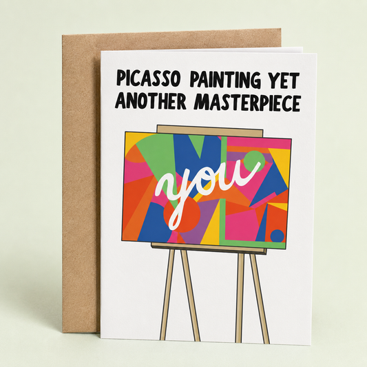 Picasso Painting | Funny Valentine's Day Card