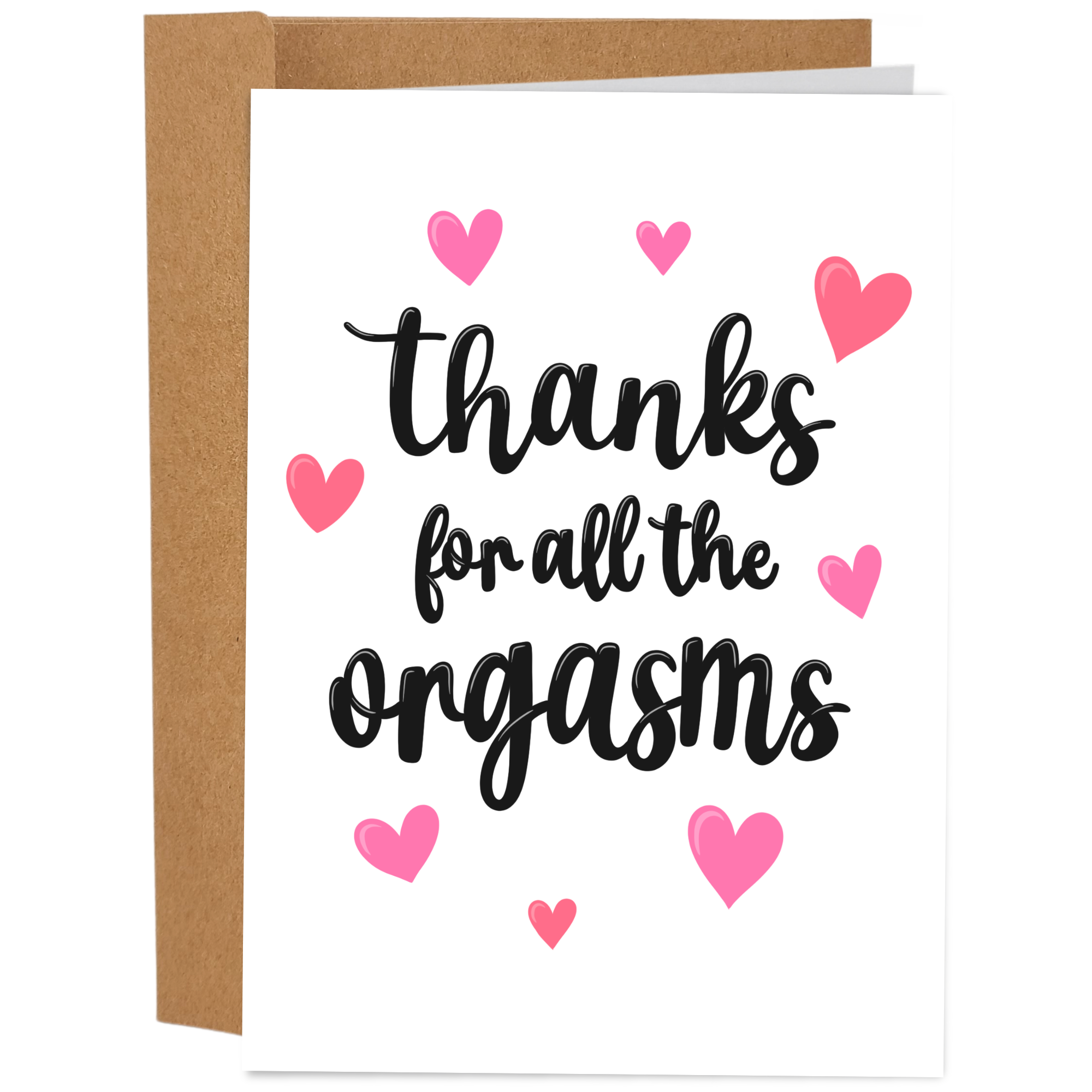 Naughty Anniversary Card / Thank You For All The Orgasms - Sleazy Greetings