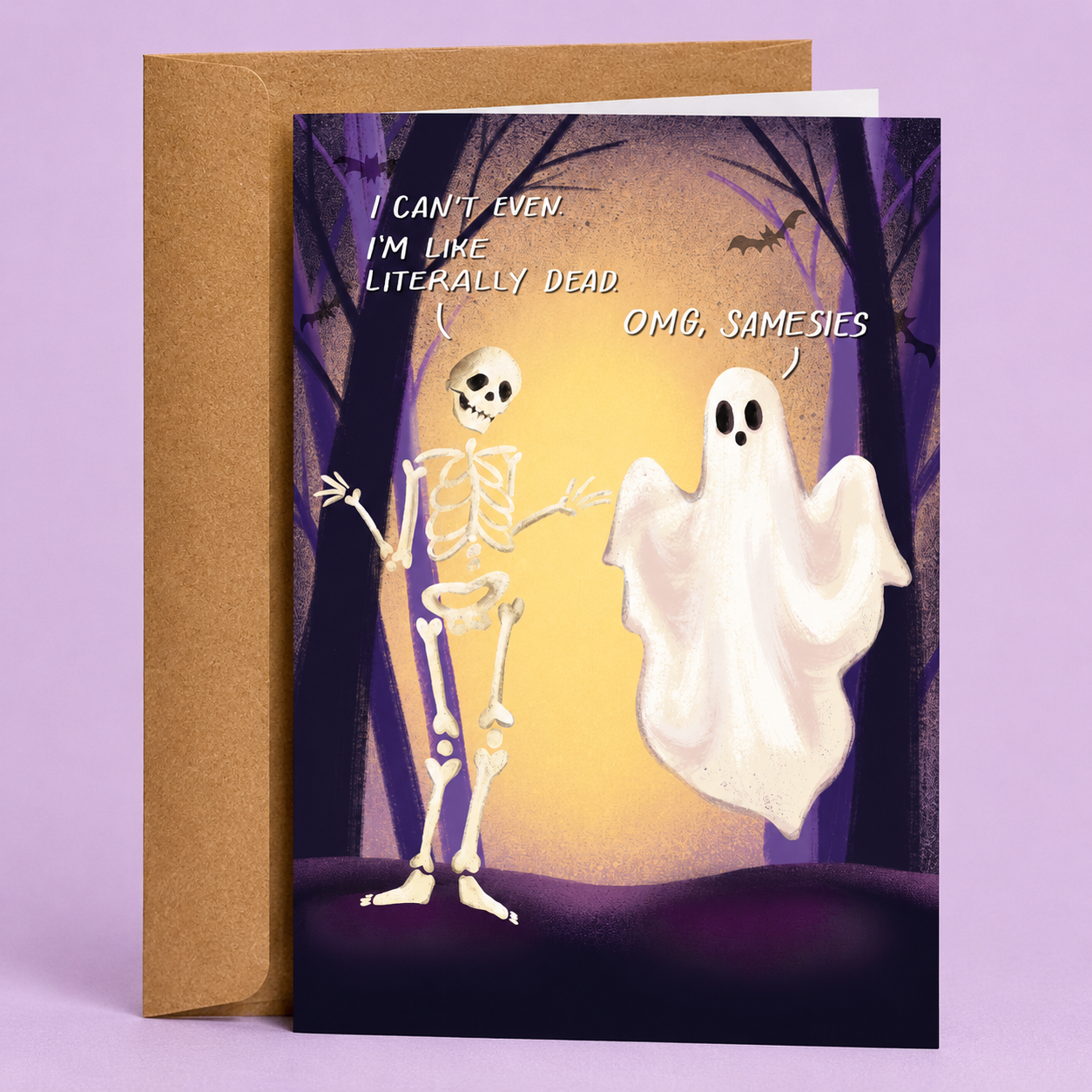 I'm Like Literally Dead | Funny Halloween Card
