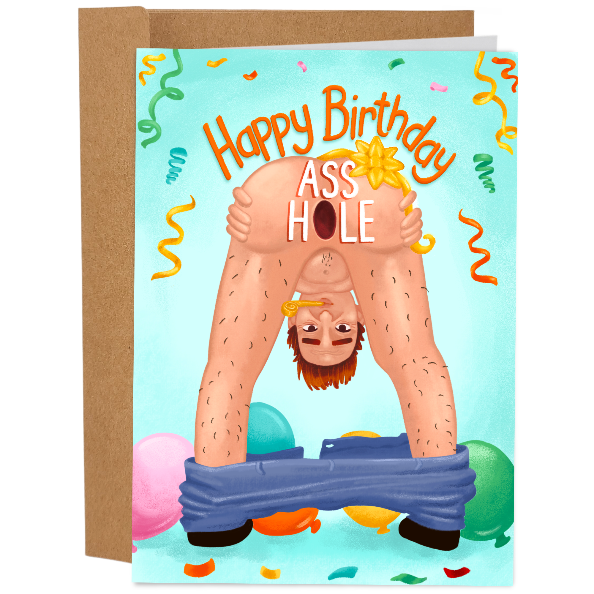 Happy Birthday Asshole | Funny Birthday Card