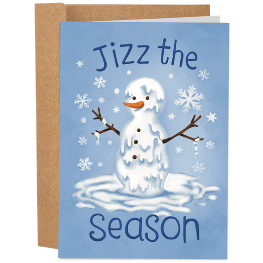 Jizz The Season | Funny Christmas Card