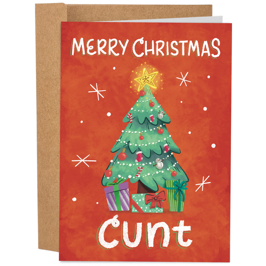 Merry Christmas Cunt | Funny Christmas Card