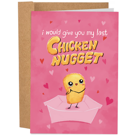 My Last Chicken Nugget | Funny Valentine's Day Card