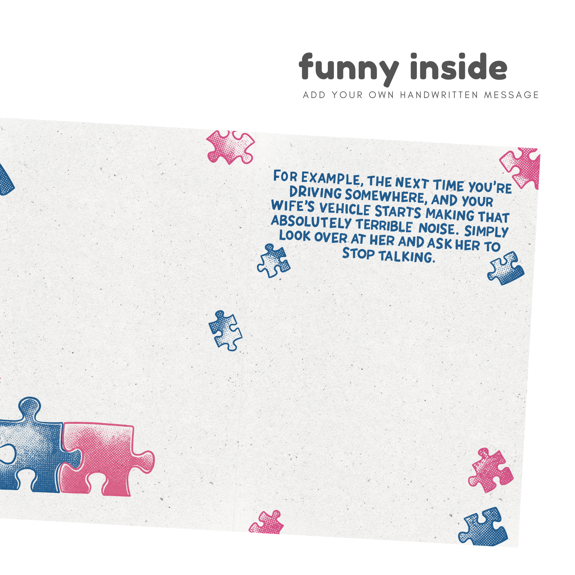 Problem-solve Together | WTD Collab | Funny Valentine's Day Card